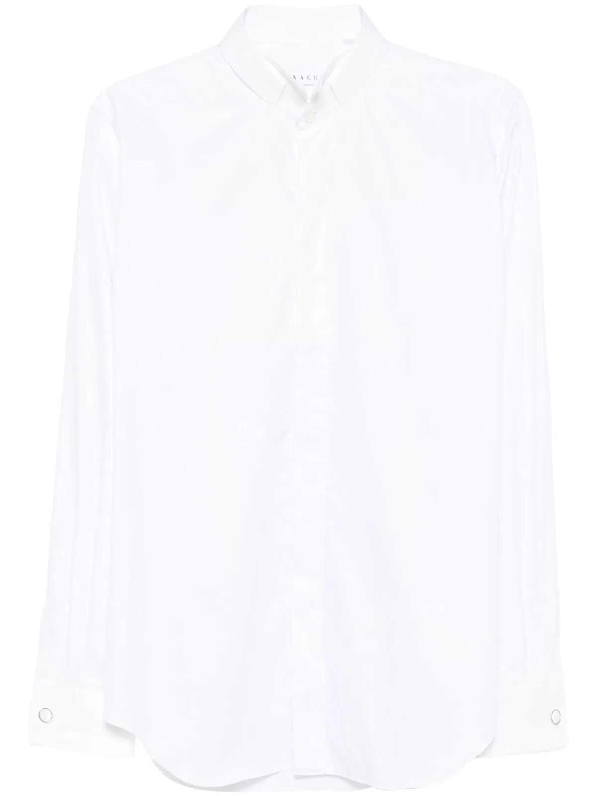 Xacus White Cotton Wingtip Collar Shirt