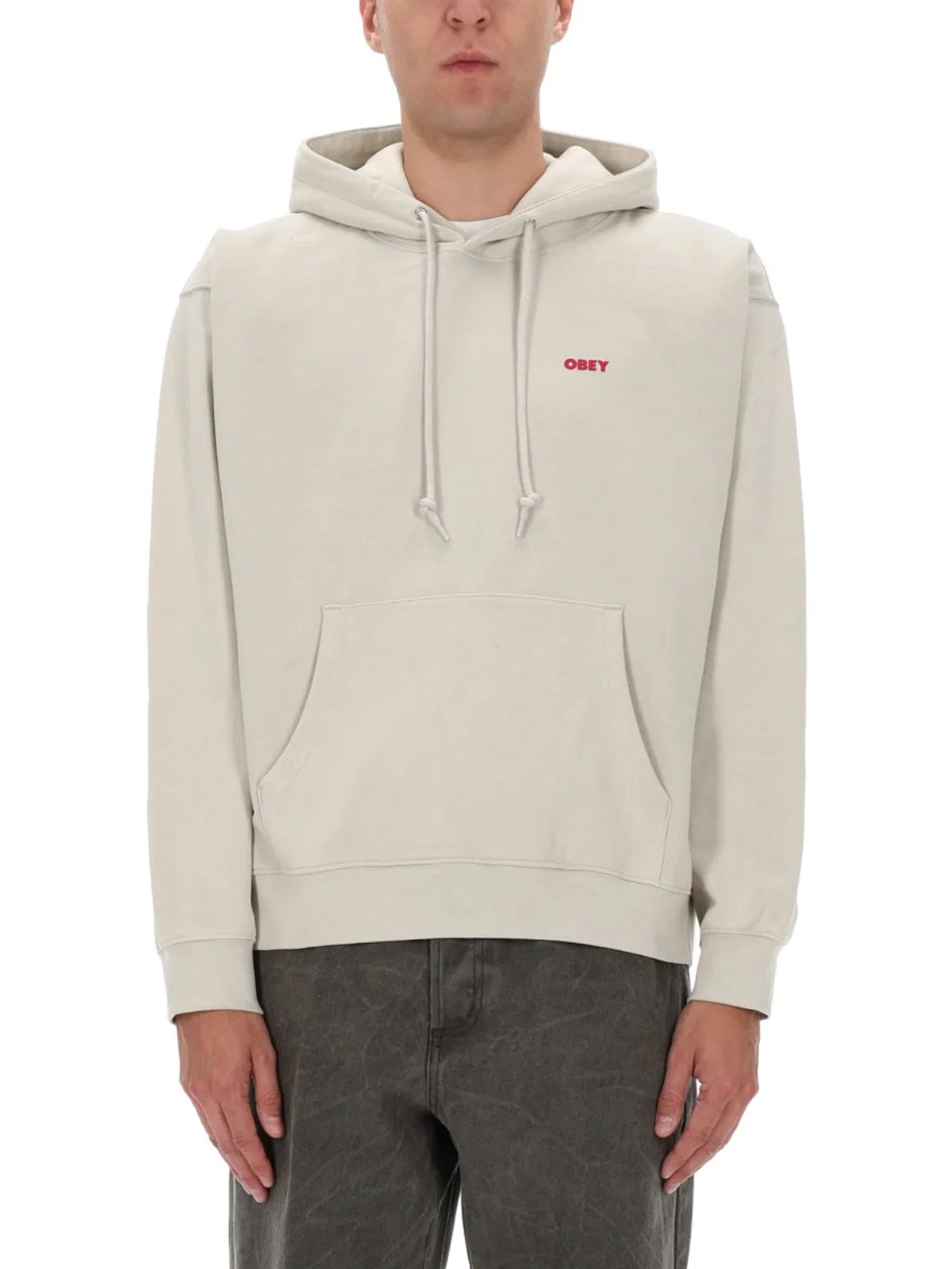 Obey Green Cotton Blend Sweatshirt