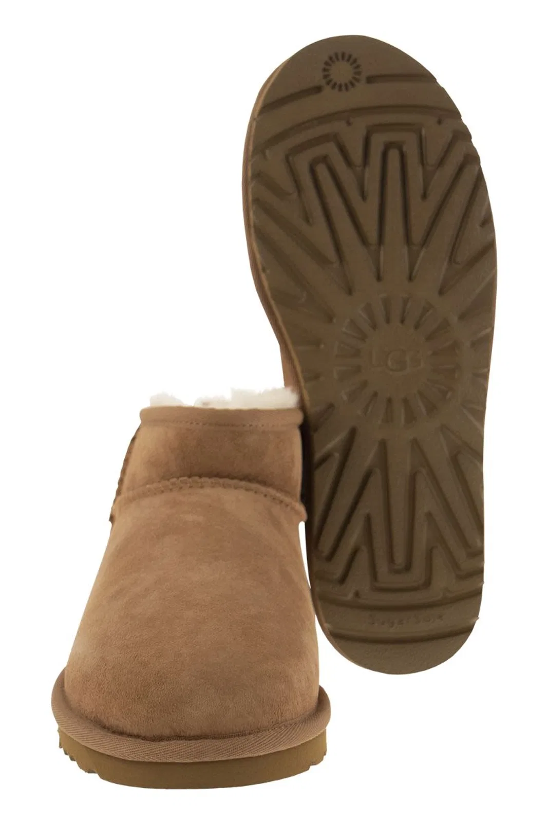 Ugg Biscuit Suede Classic Ultra Mini Ankle B