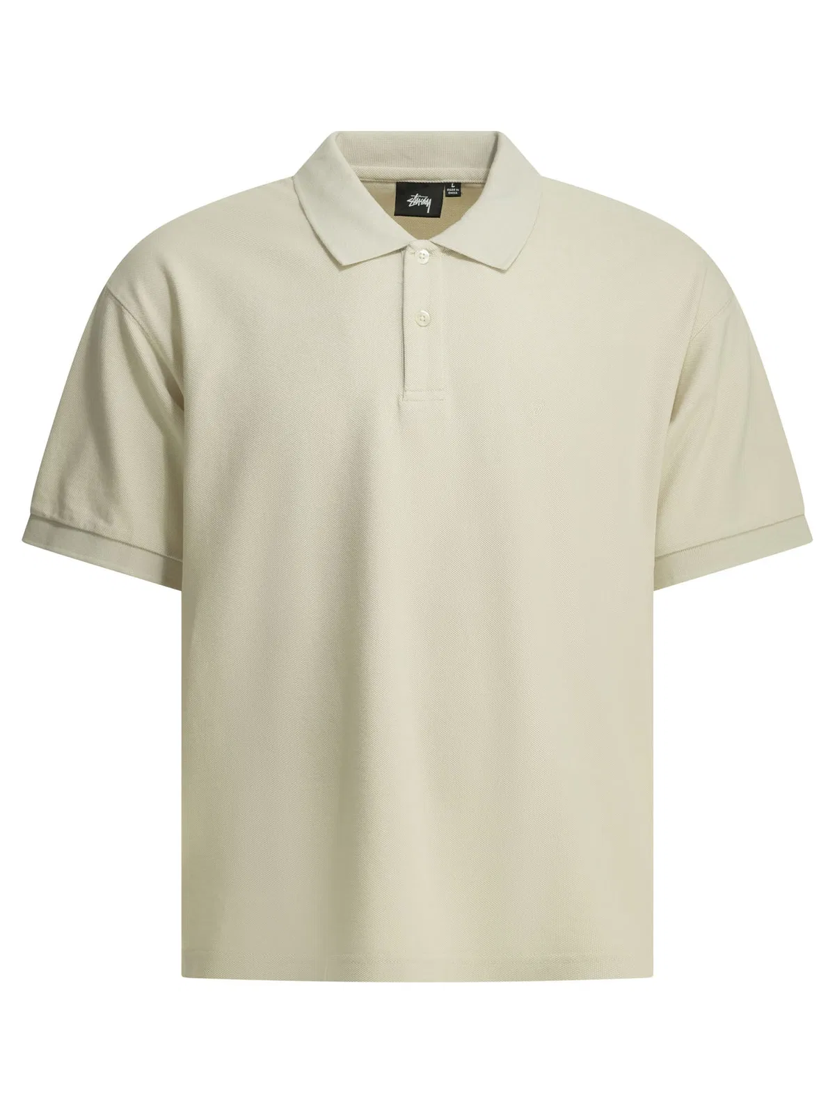 Stüssy Stussy White Cotton Polo Shirt
