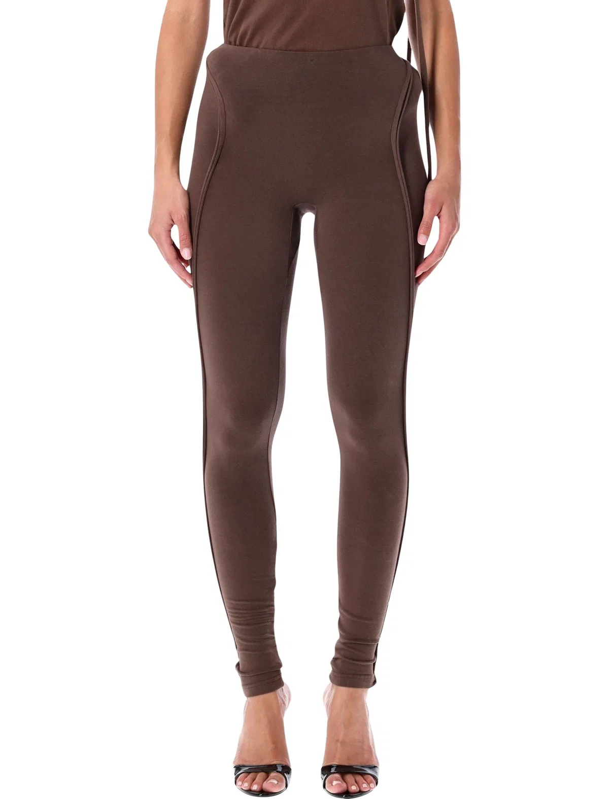 Ottolinger Sculpted Hip Brown Organic Cotton Leggin