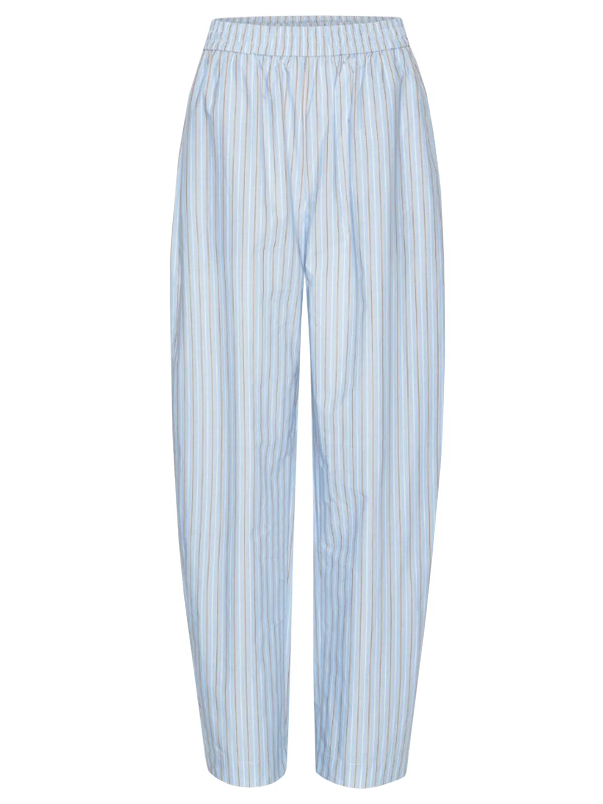 Rotate Birgerchristensen Striped-Pattern Tapered Trousers