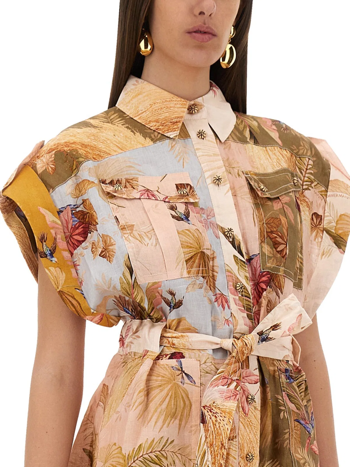 Zimmermann Short Overalls With "Ascension" Lapels