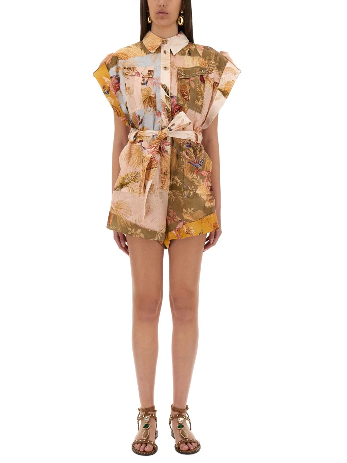 Zimmermann Short Overalls With "Ascension" Lapels