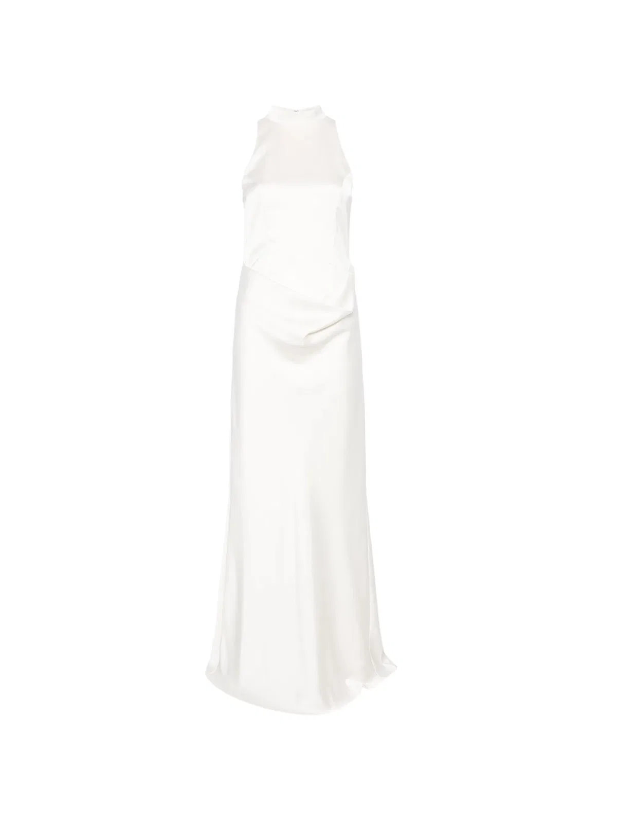Rotate Birgerchristensen Long Satin Dress With Train