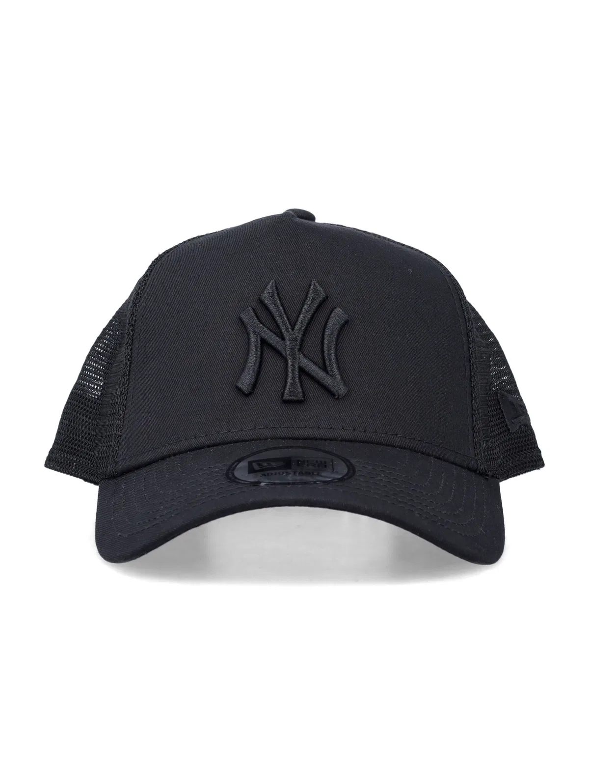 New Era Black Clean A-Frame Trucker Yankees Cap