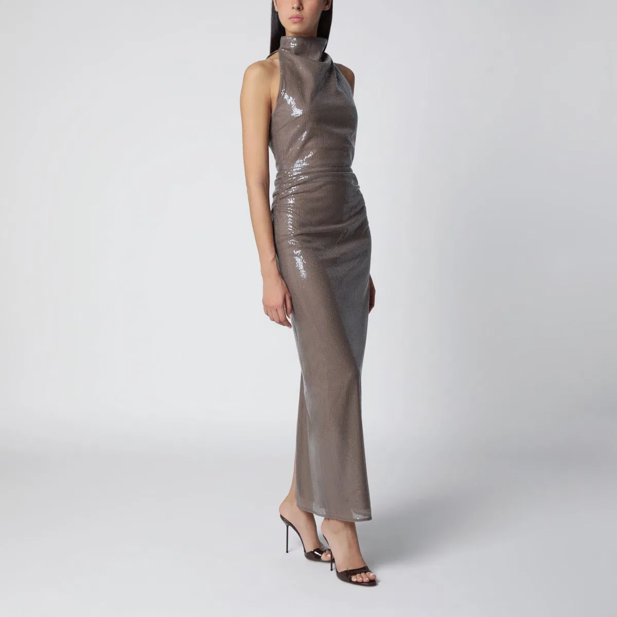 Rotate Birgerchristensen Long Dress With Microsequins
