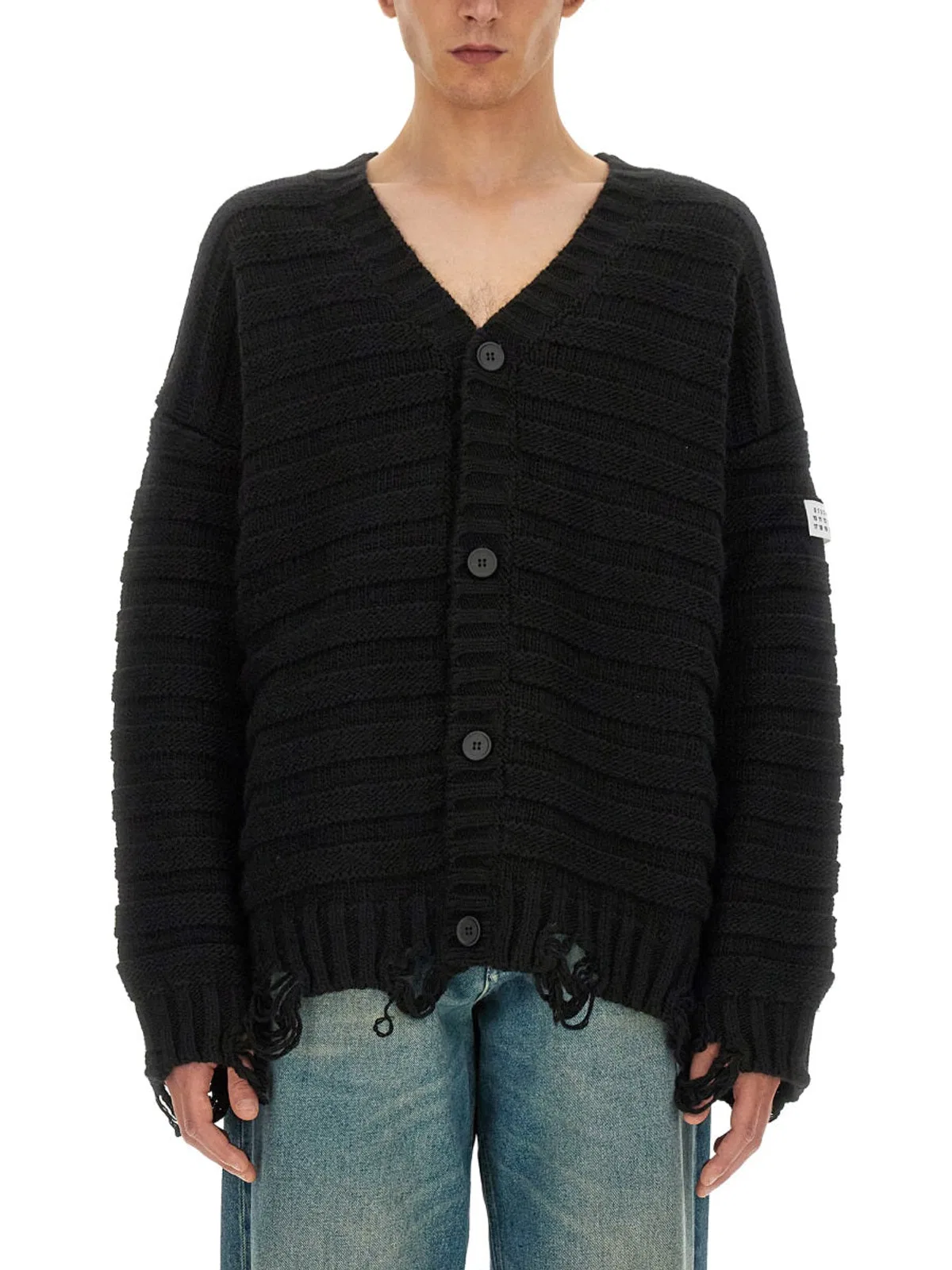 Mm6 maison margiela Cardigan Con Scollo A V