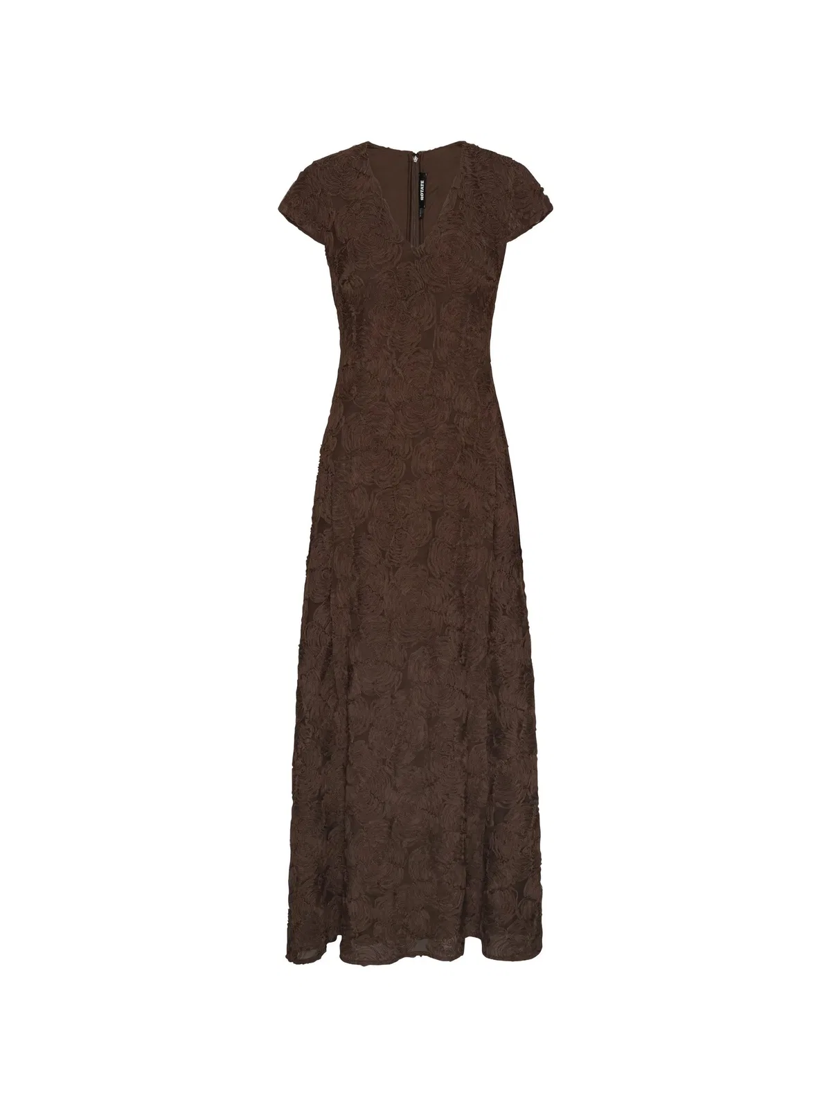 Rotate Birgerchristensen Flower Mesh Maxi Dress