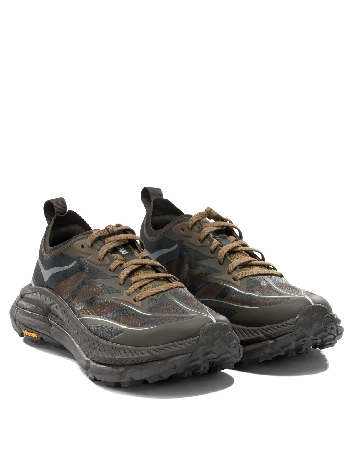 Hoka one one Brown Fabric Sneakers