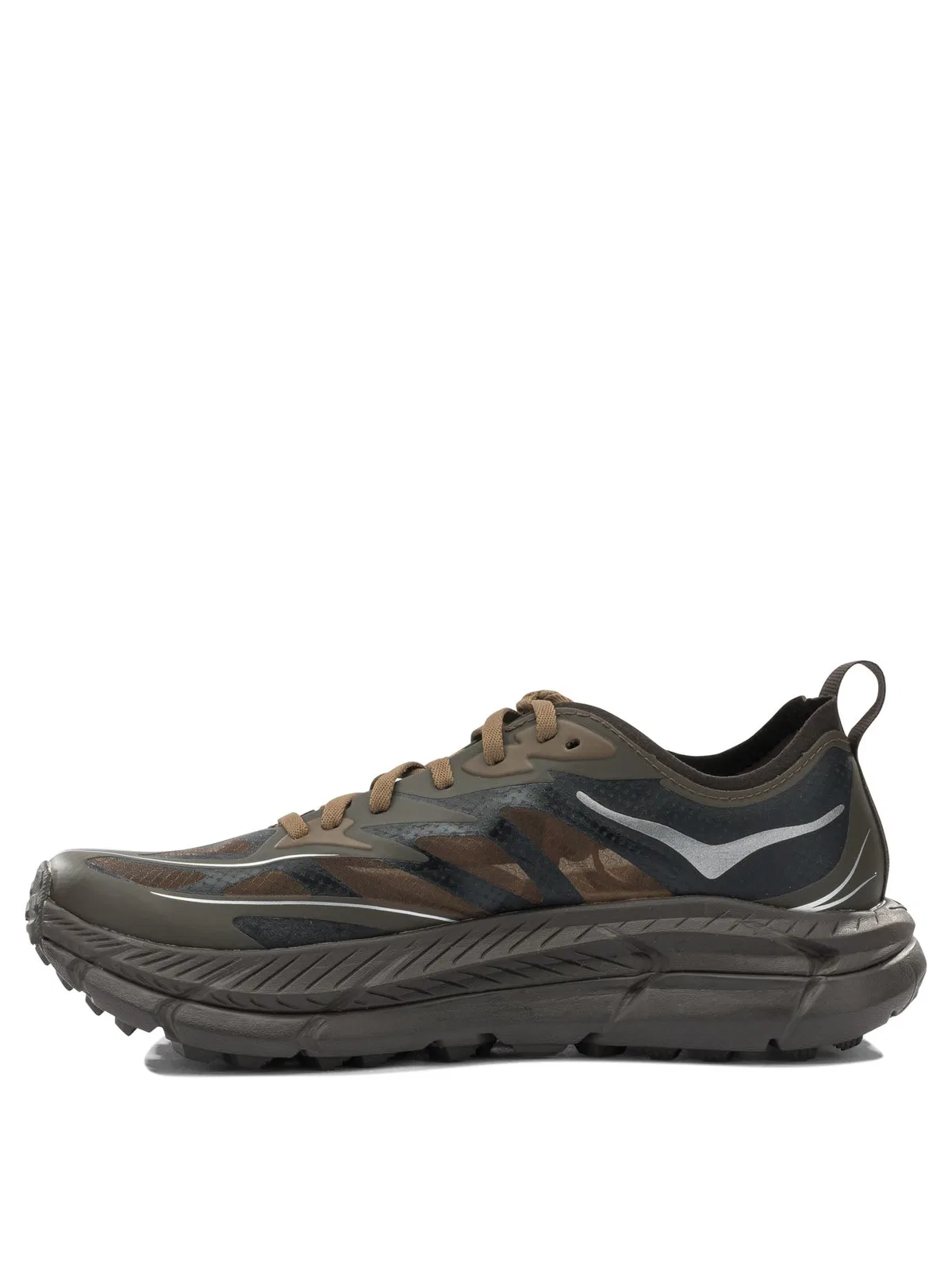 Hoka one one Brown Fabric Sneakers
