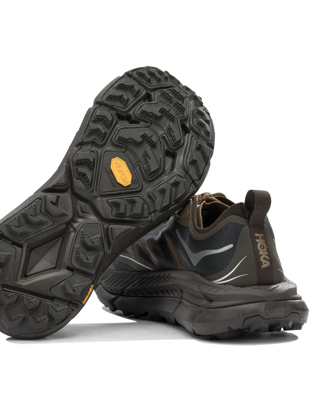 Hoka one one Brown Fabric Sneakers