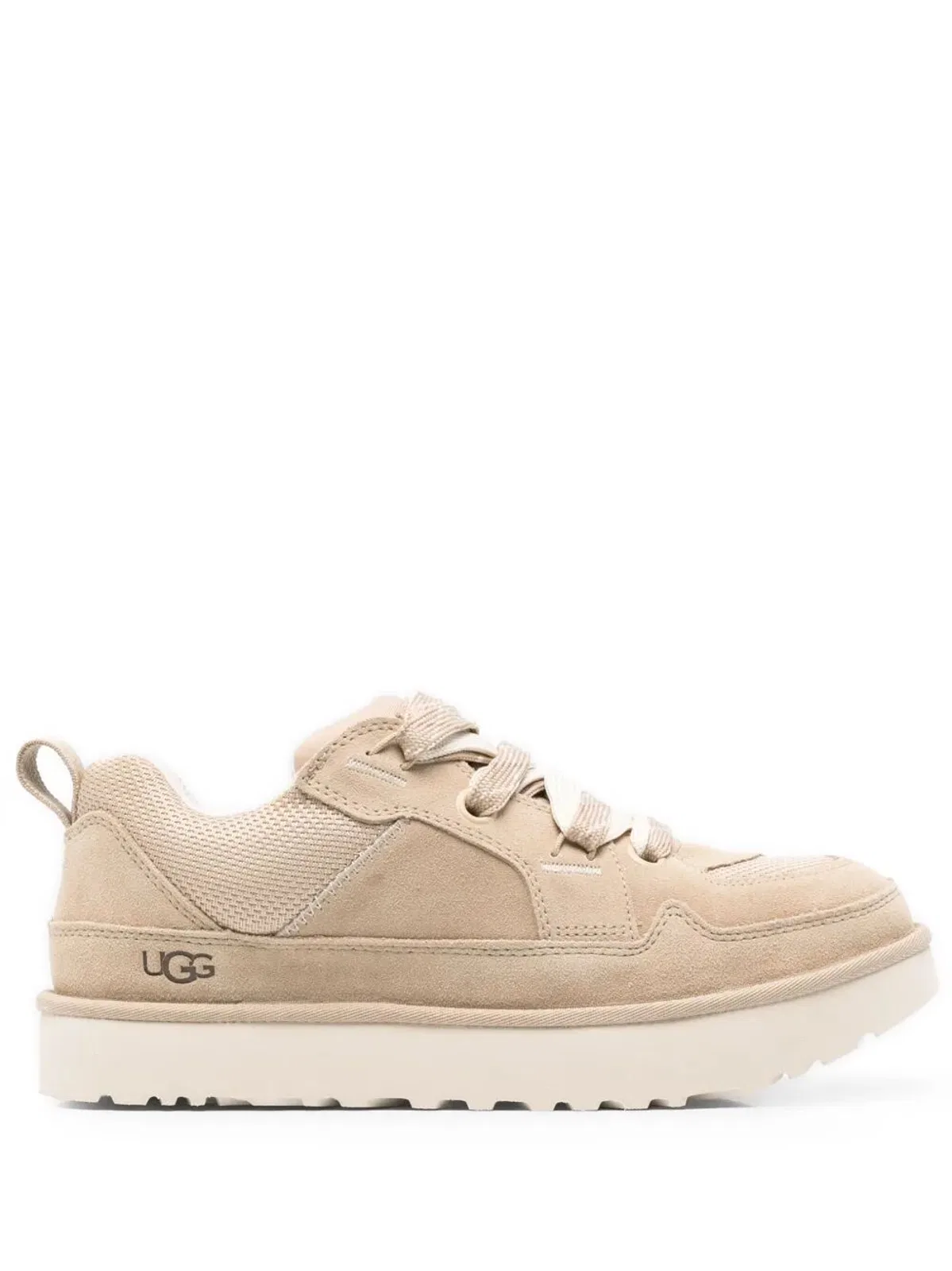 Ugg Lo Lowmel Mesh And Suede Sneakers