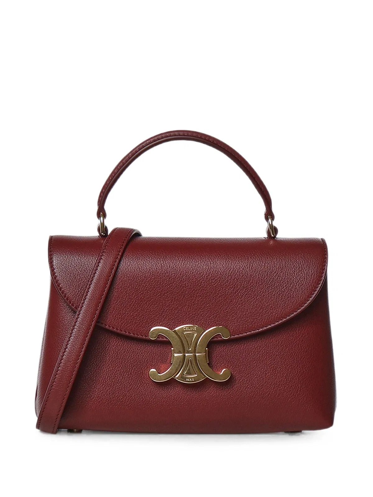Celine Triomphe Leather Tote Bag