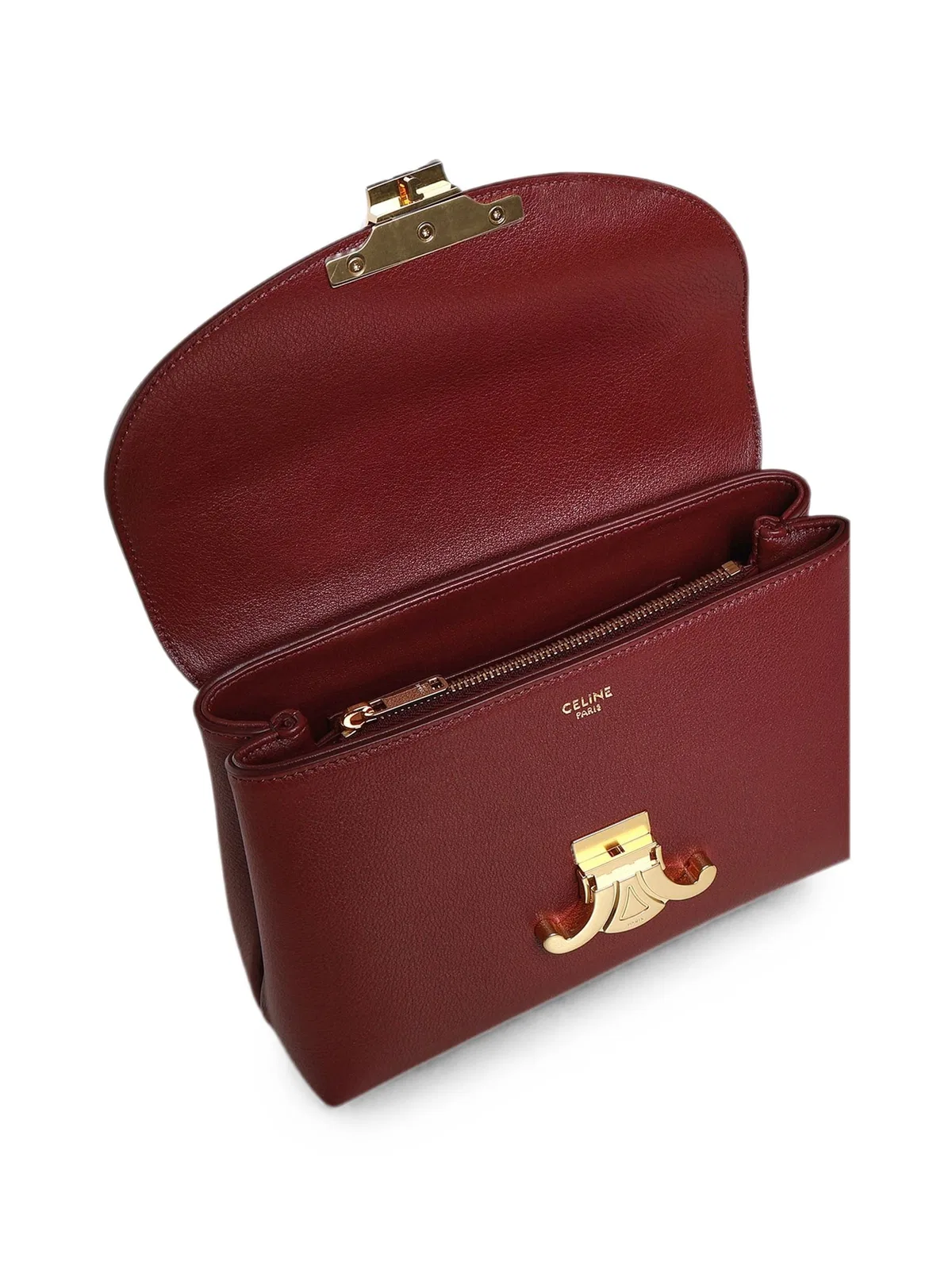 Celine Triomphe Leather Tote Bag