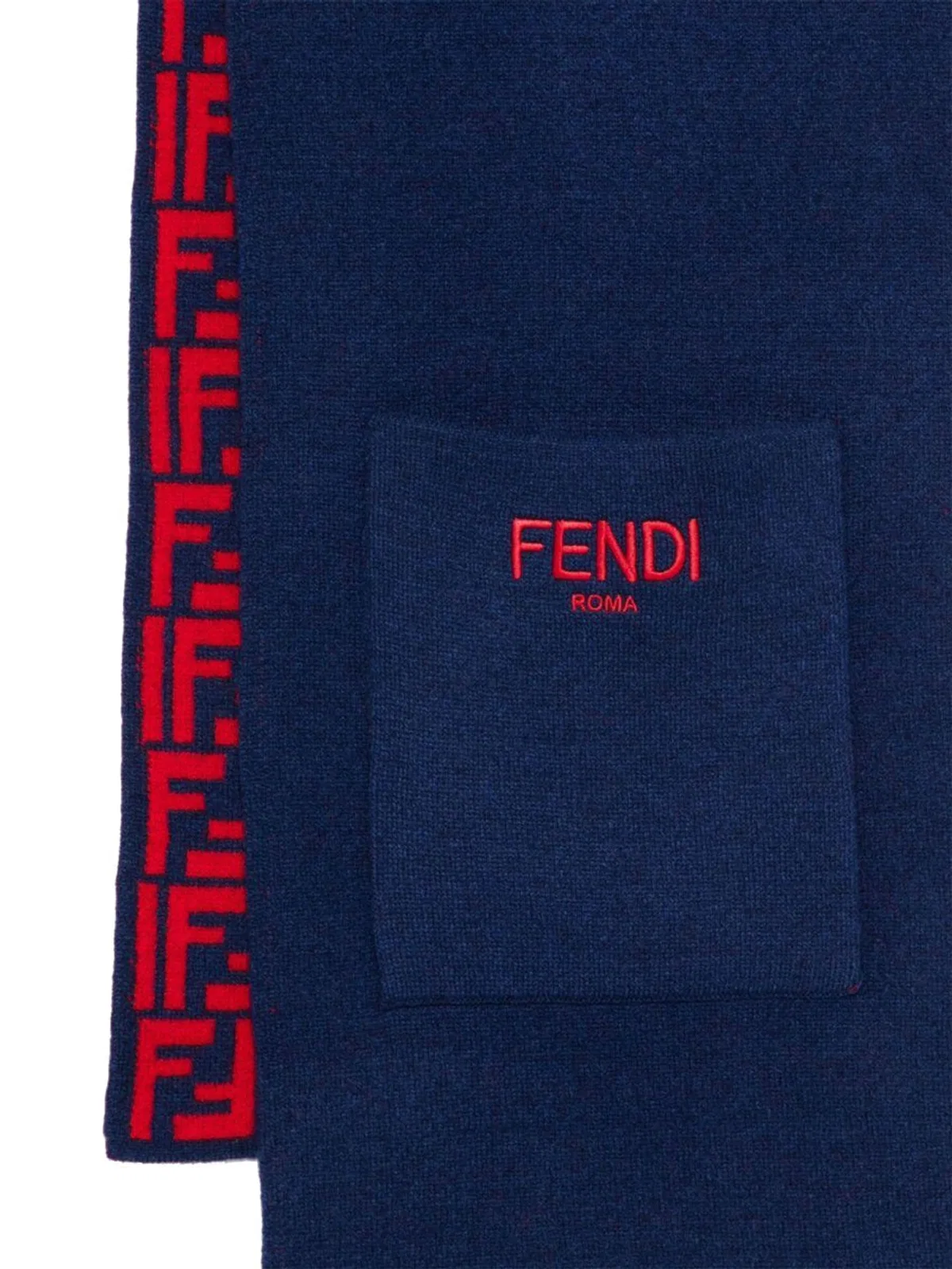 Fendi Reversible "Ff" Logo Scarf