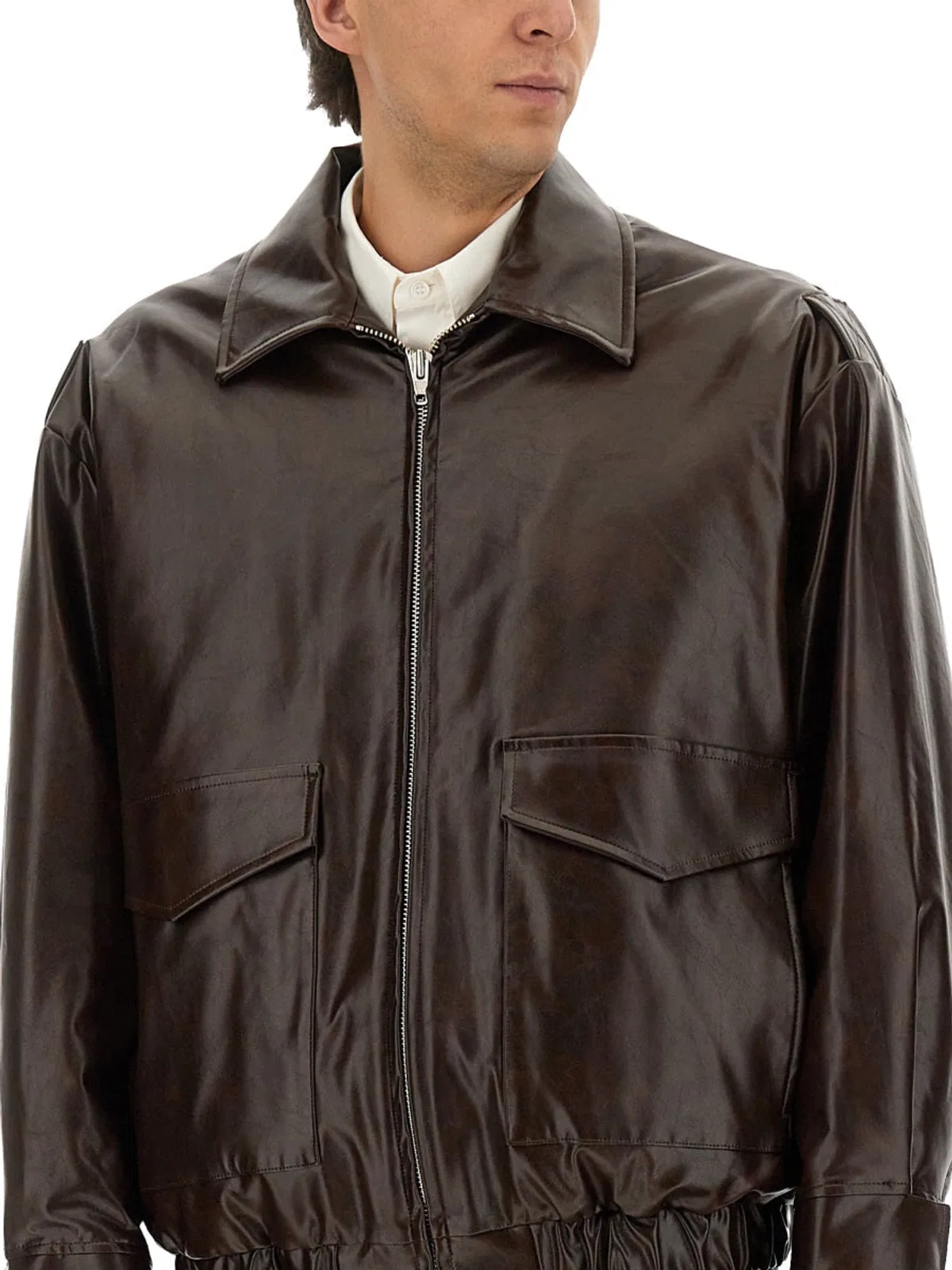 Mm6 maison margiela Leather Jacket