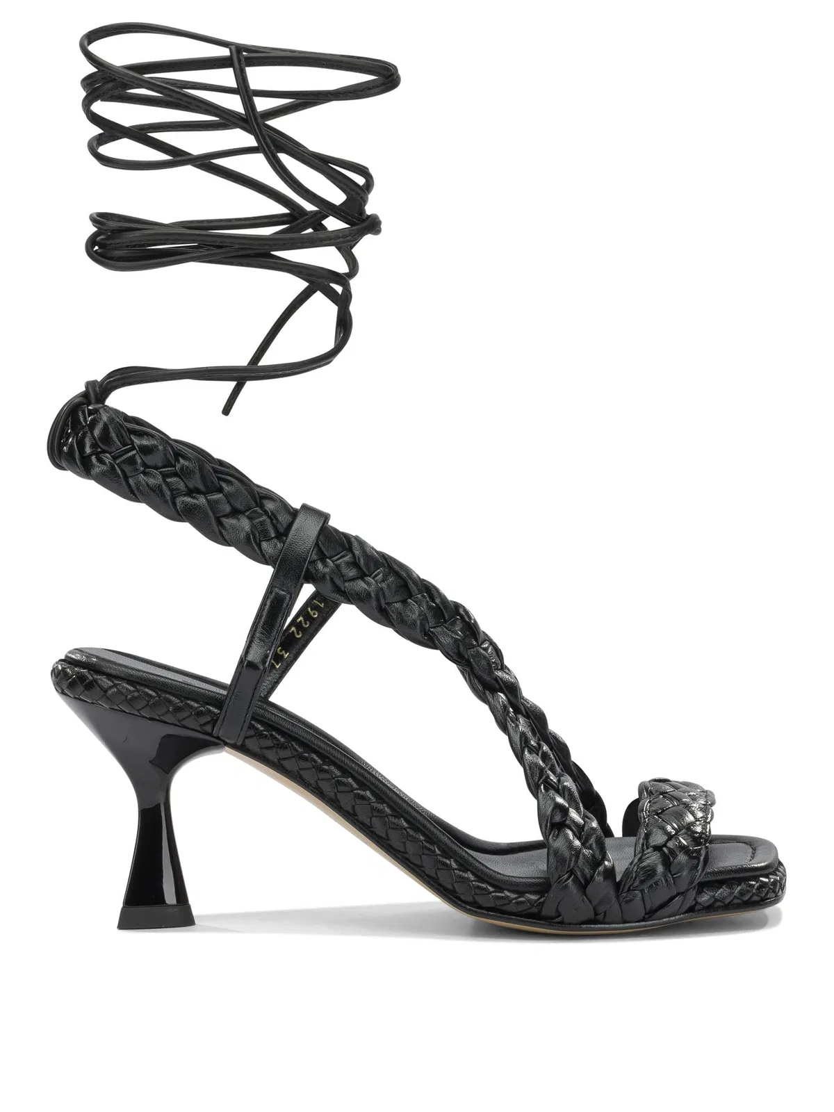Pons Quintana Black Cow Leather Sandals