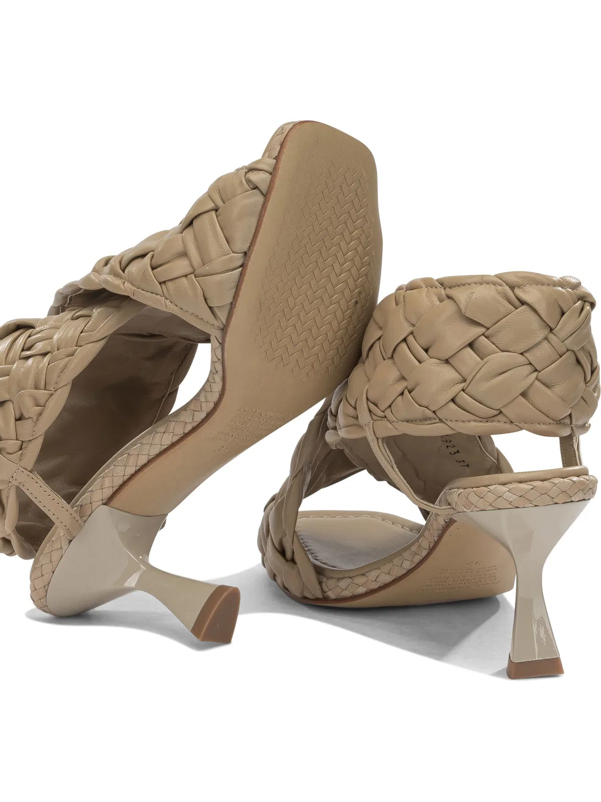 Pons Quintana Beige Nappa Cow Leather Sandals