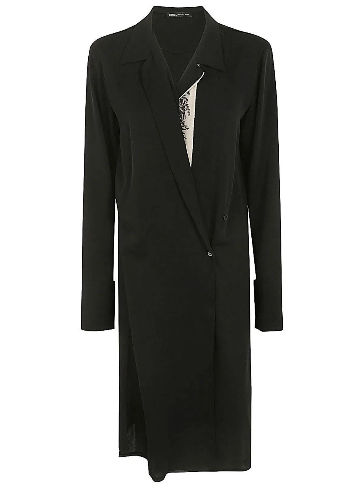 Ibrigu Georgette Wrapped Dress