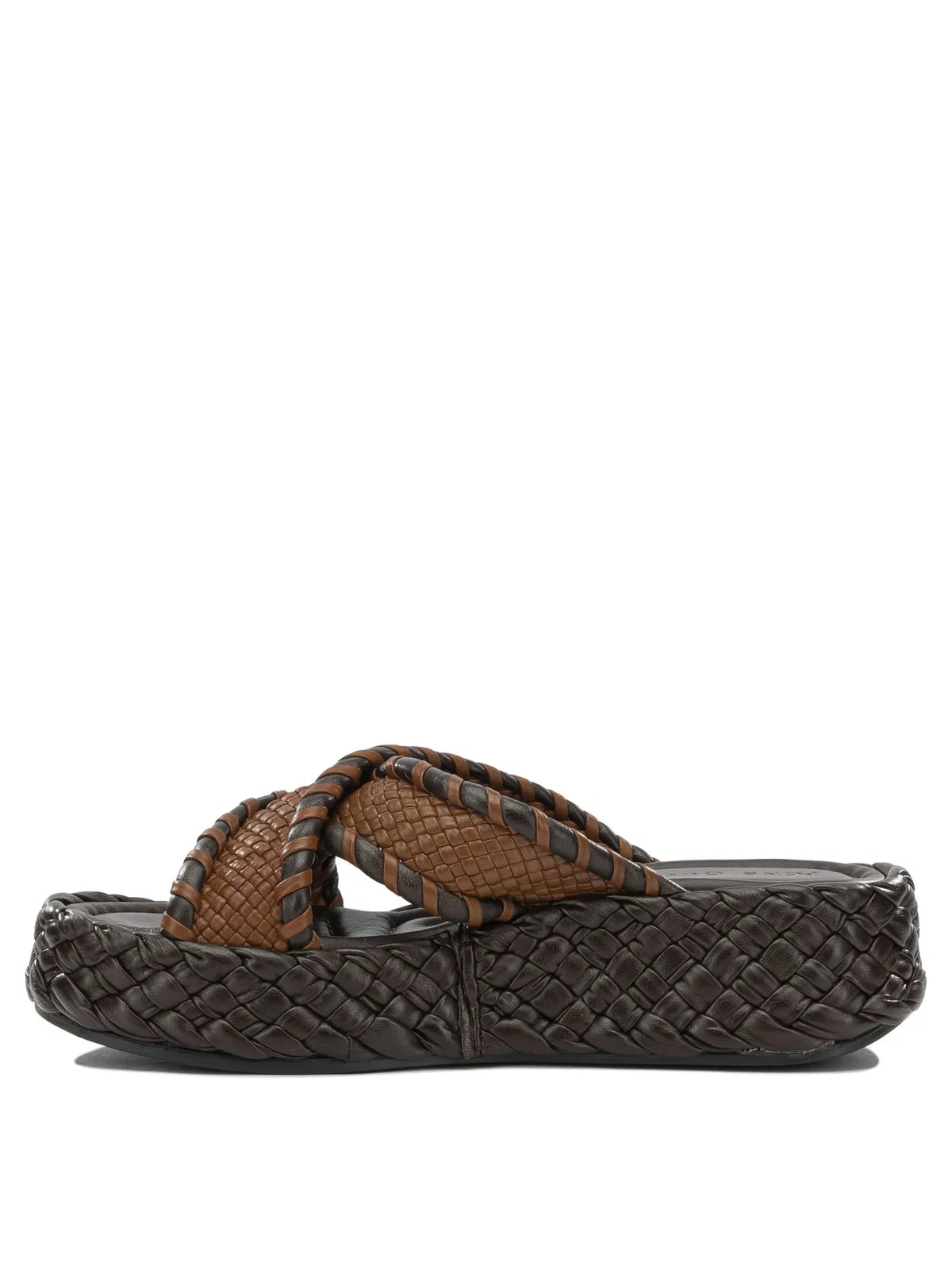 Pons Quintana Brown Leather Sandals