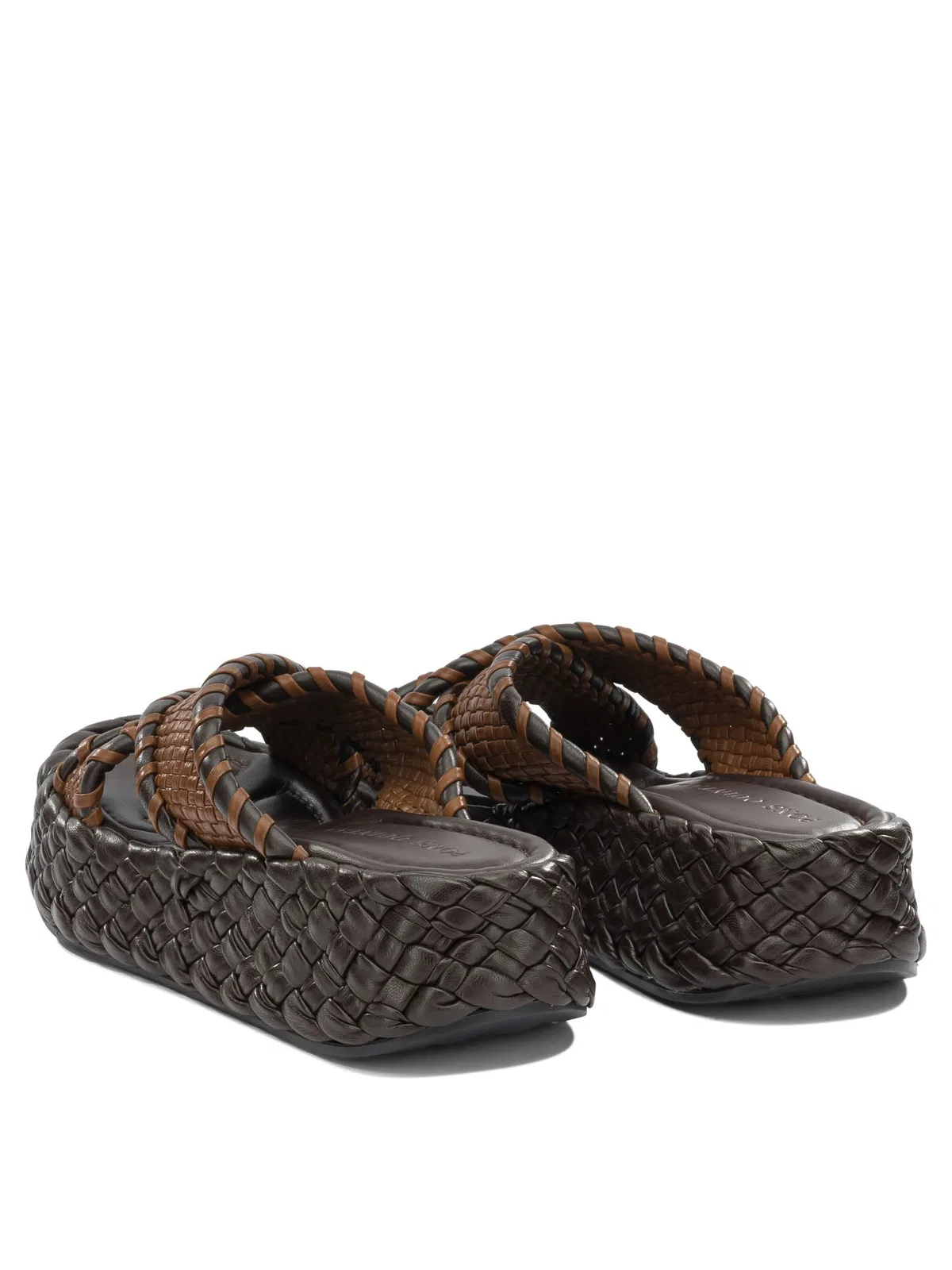 Pons Quintana Brown Leather Sandals