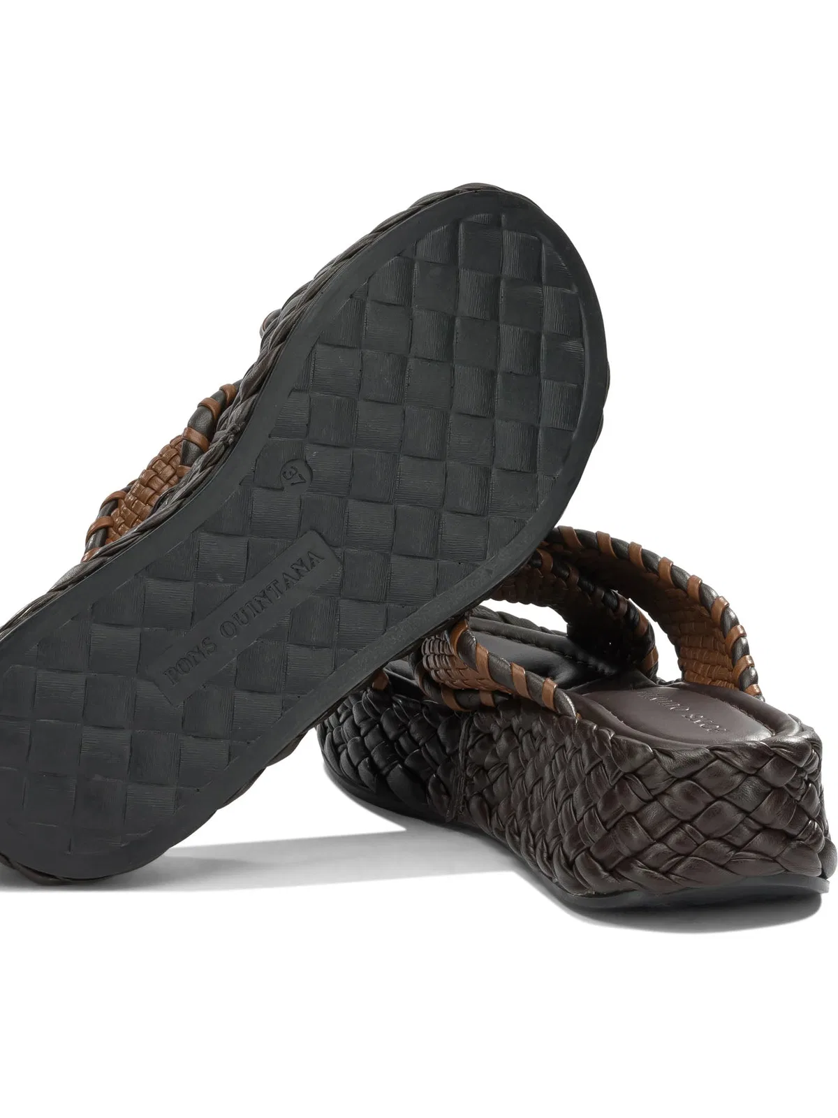Pons Quintana Brown Leather Sandals