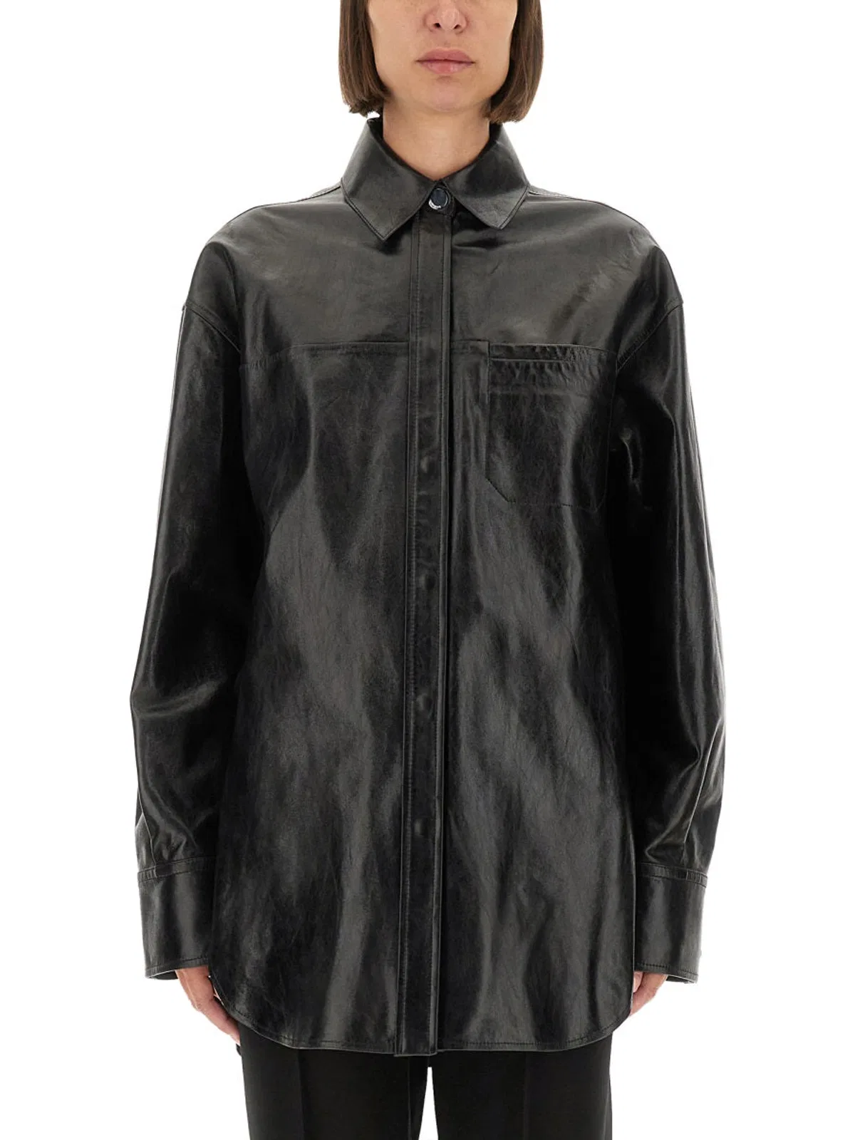 Sportmax Leather "Borel" Shirt