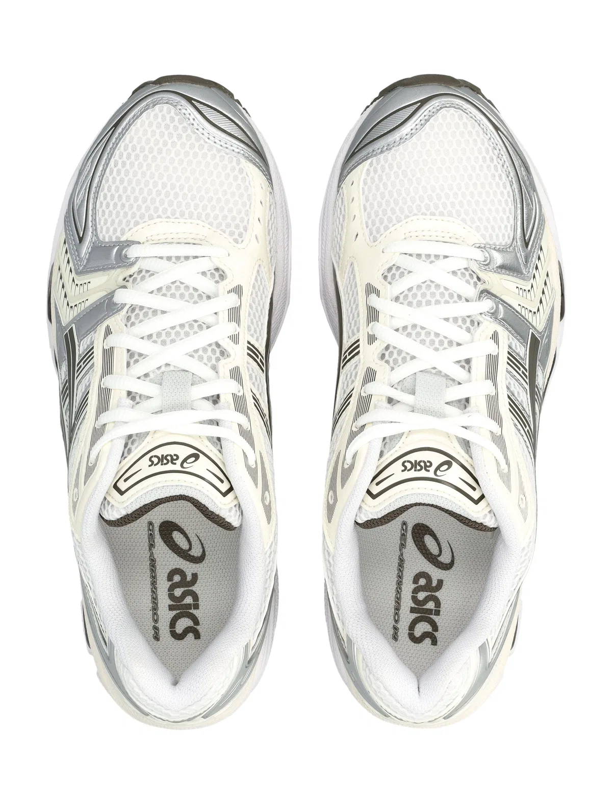 Asics Ivory Synthetic Leather Sneaker
