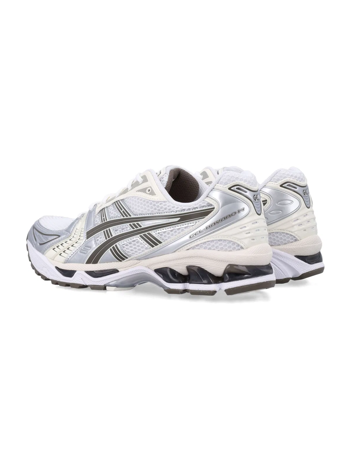 Asics Ivory Synthetic Leather Sneaker