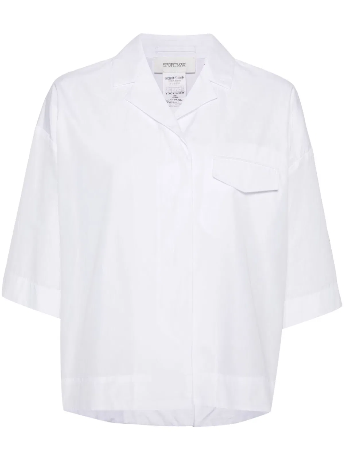 Max Mara Sportmax White Cotton Shirt