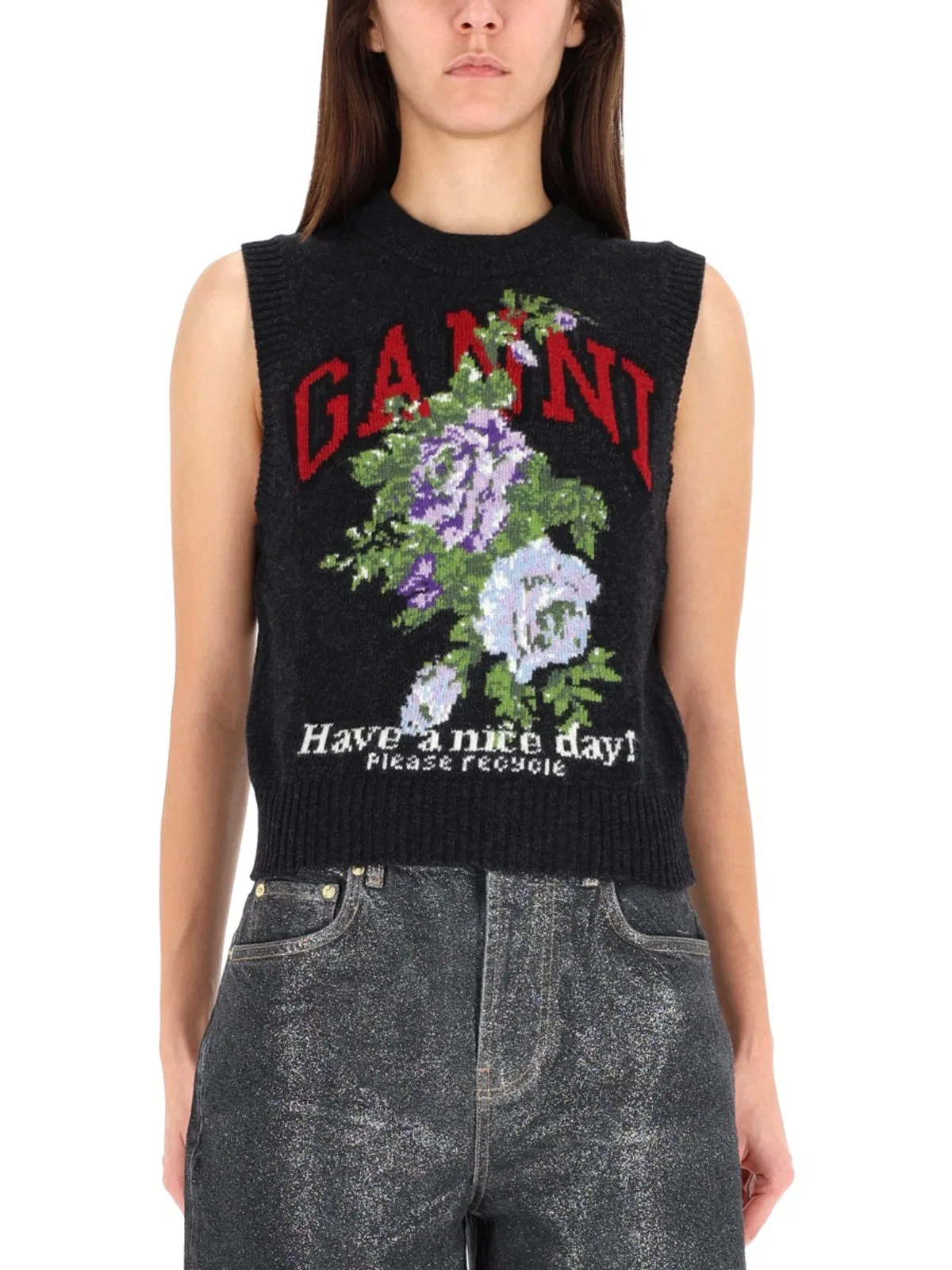 Ganni "Rose" Vest