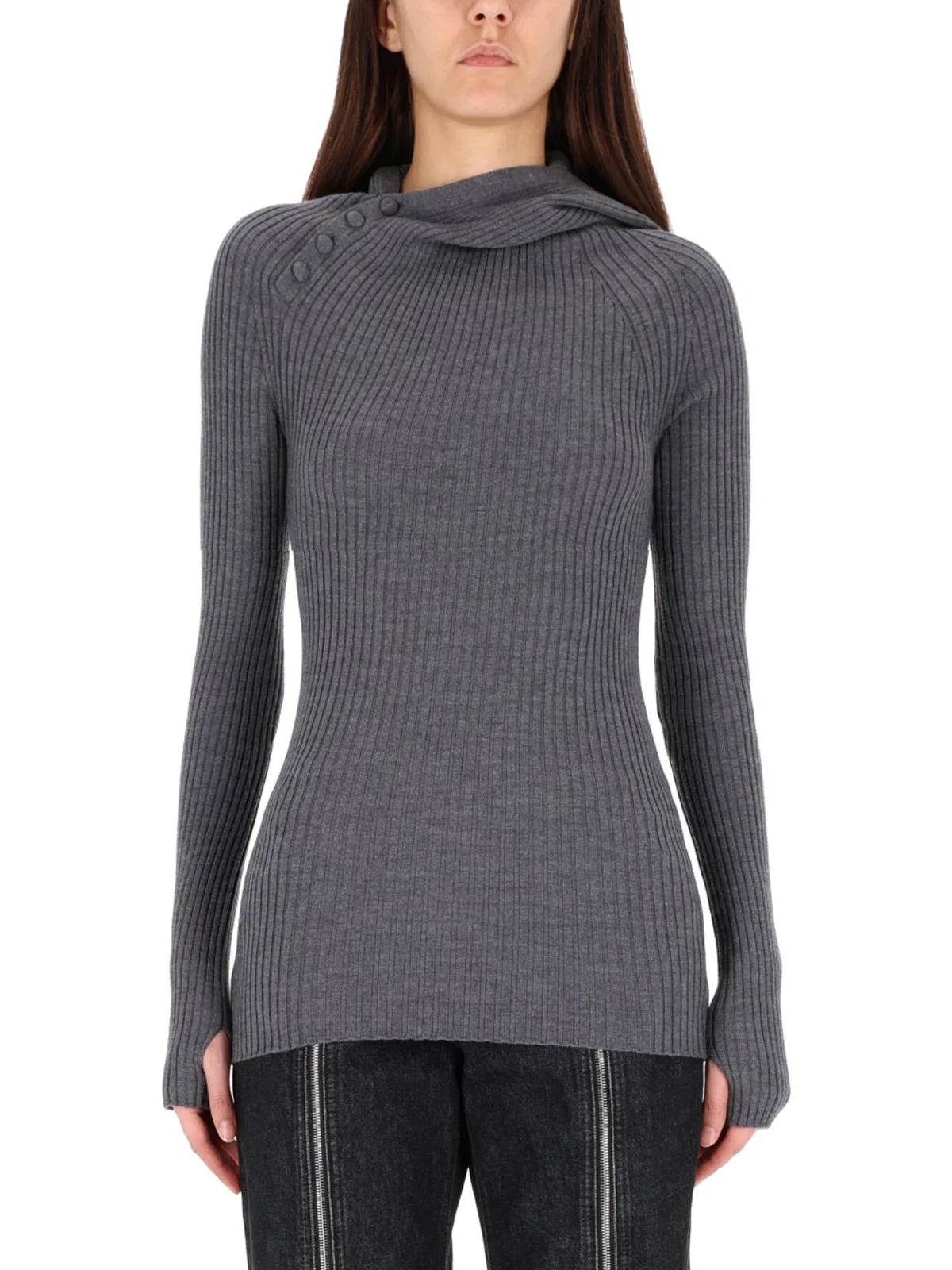 Jean Paul Gaultier Ribbed Wool Sweater