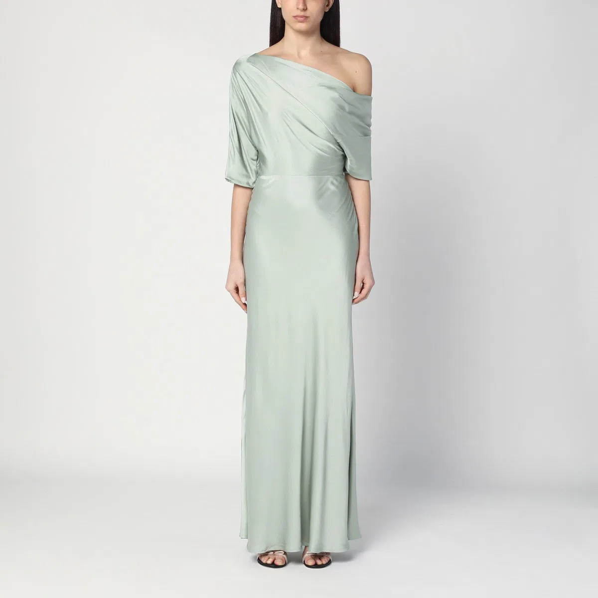 Malina Asymmetrical Long Dress Marisa