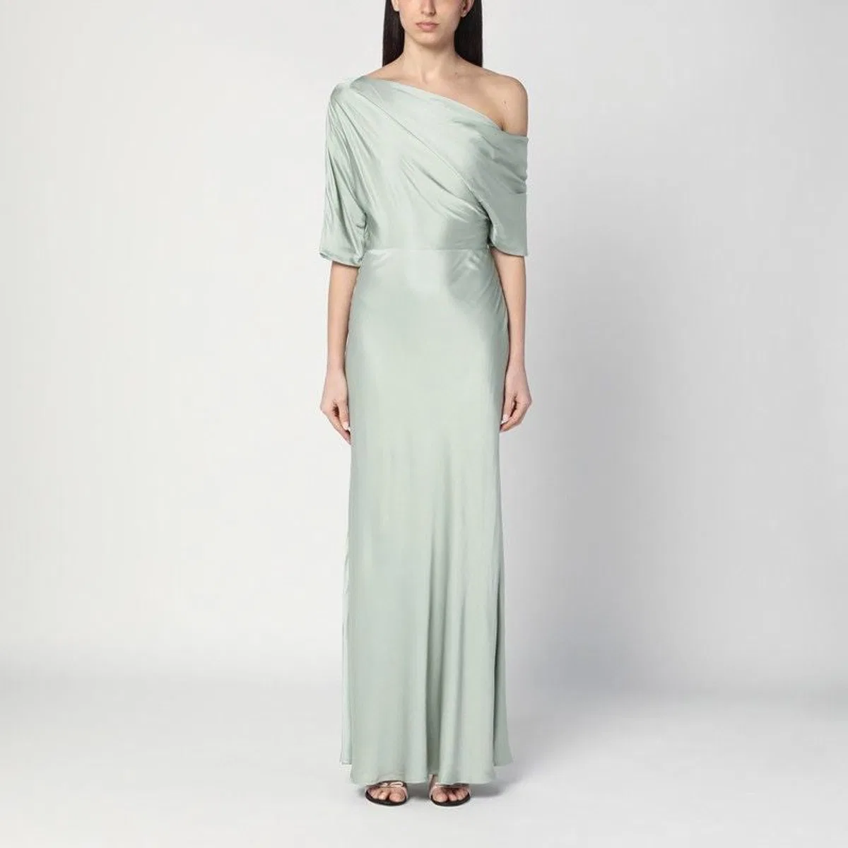 Malina Asymmetrical Long Dress Marisa