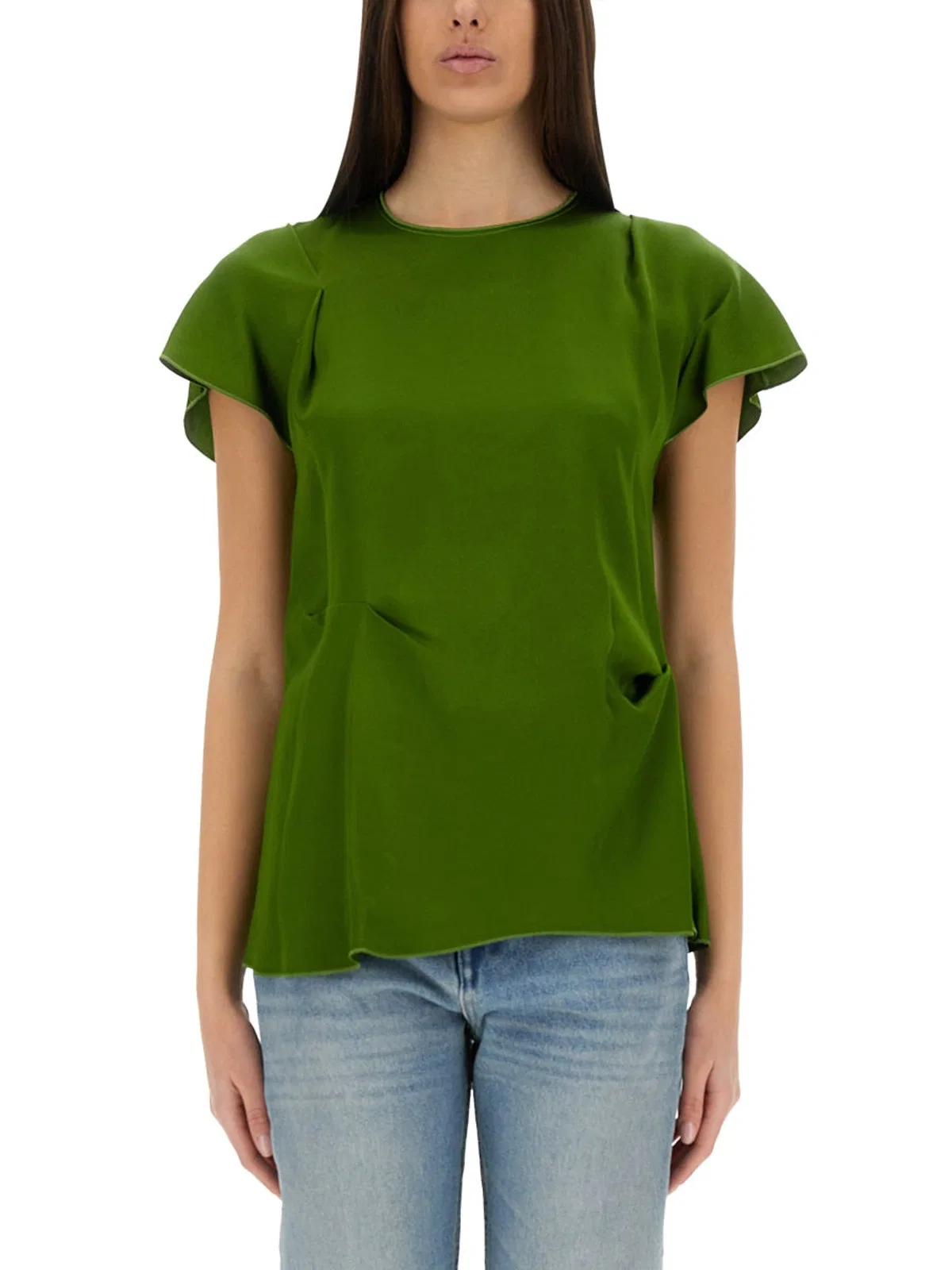 Victoria Beckham Tops With Folds