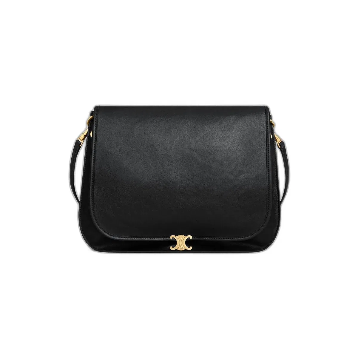 Celine Besace Companion Black Lambskin Bag