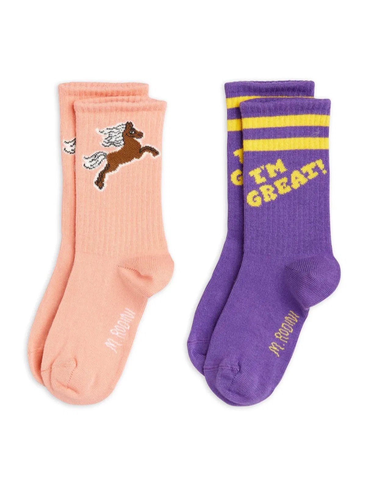Mini rodini Set 2 "I Am Great" Socks