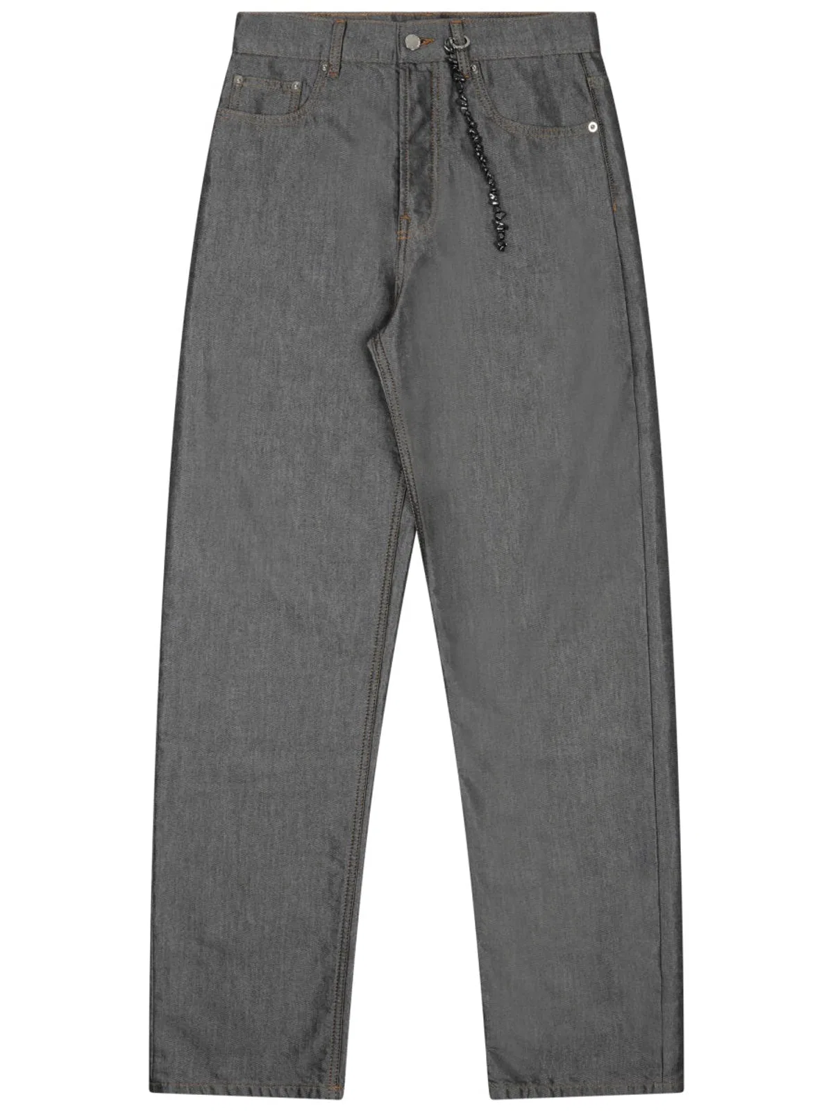 Darkpark Denim Pants With Chain