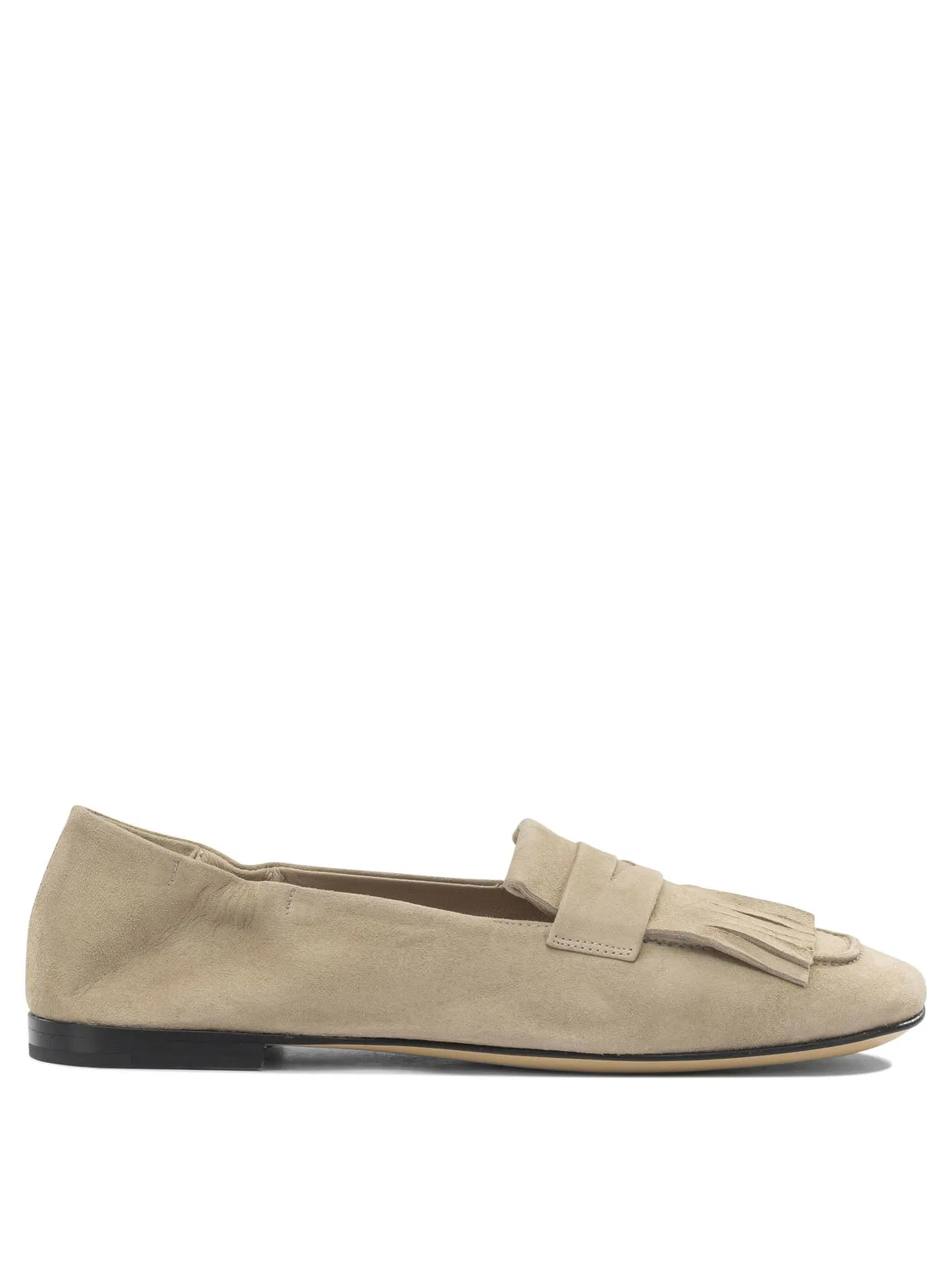 Pomme D'Or Beige Leather Loafers