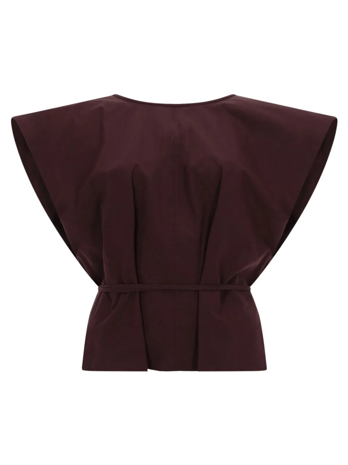 Alysi Sleeveless Top With Belt