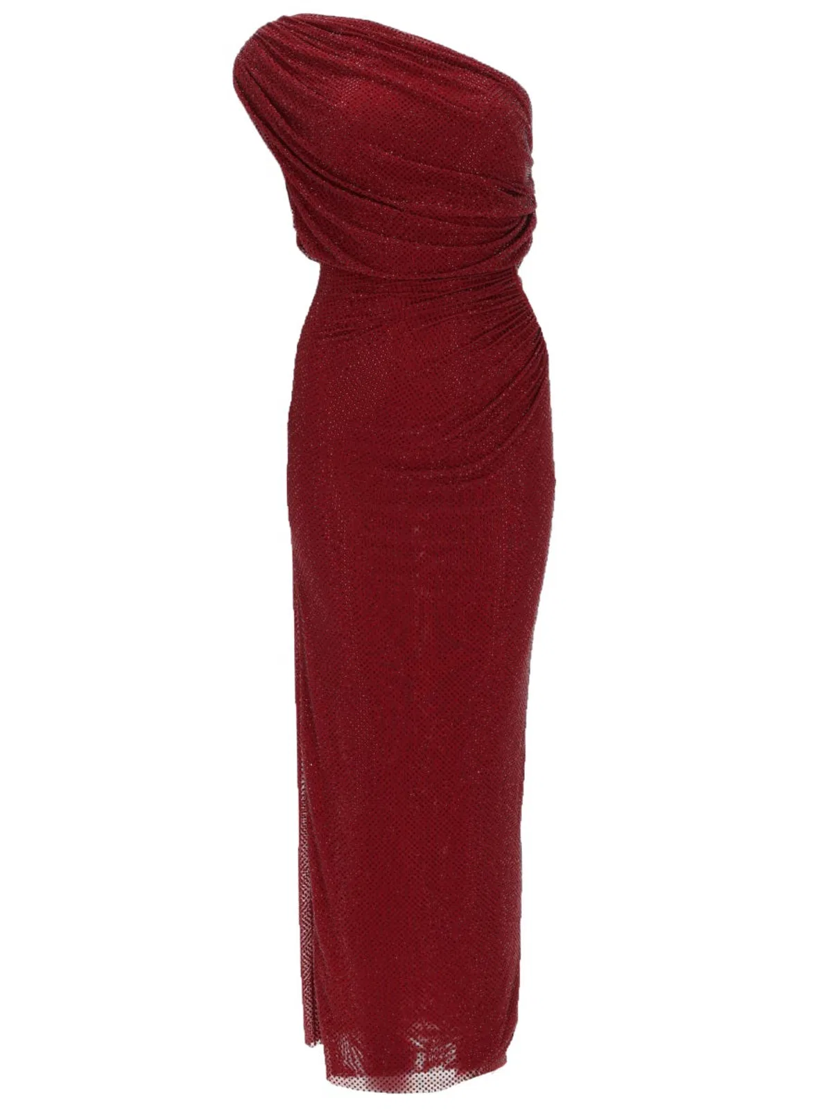 Self-Portrait Midi Dress With Rhinestones