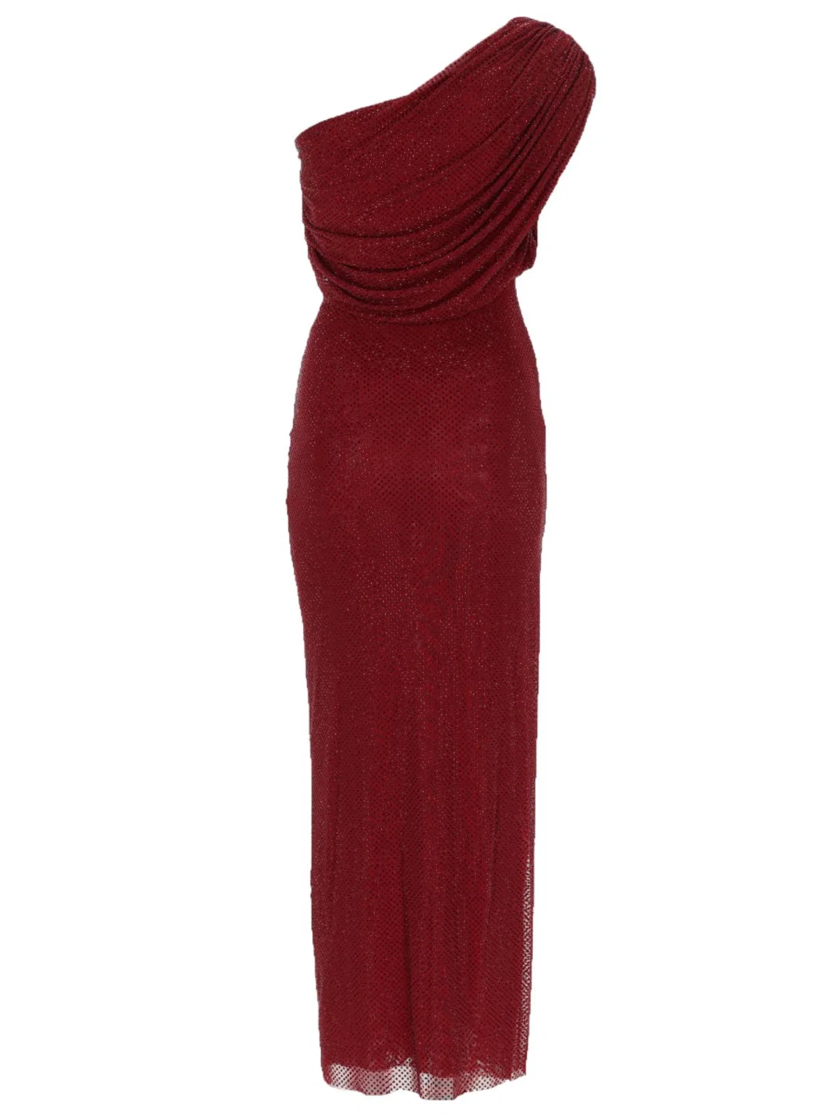 Self-Portrait Midi Dress With Rhinestones