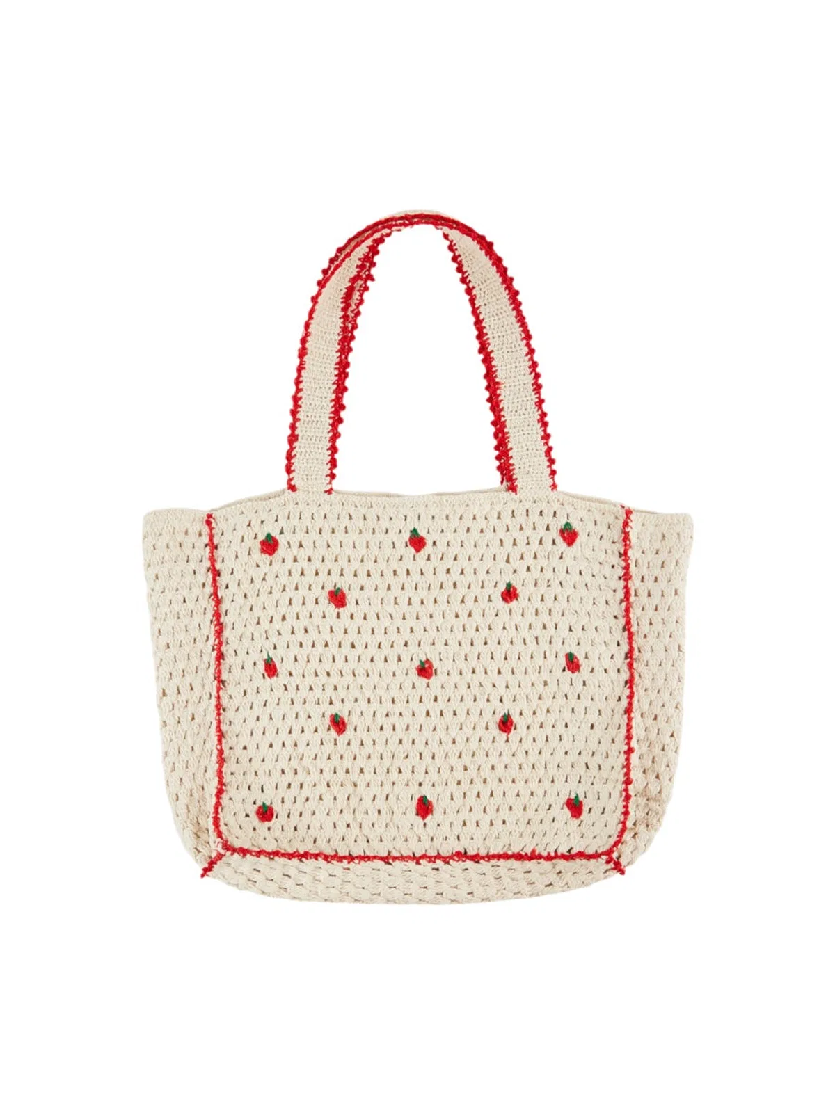Emile IDA Emile & Ida Tote Bag Crochet Fleurs