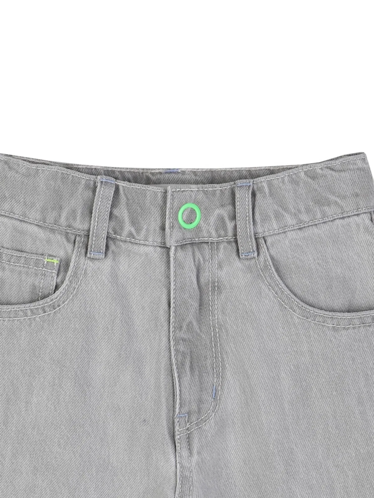 Billieblush Bermuda Denim Con Stampa "Stay Cool"