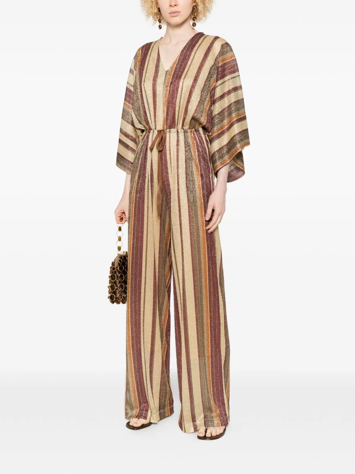 Siyu Striped Long Jumpsuit