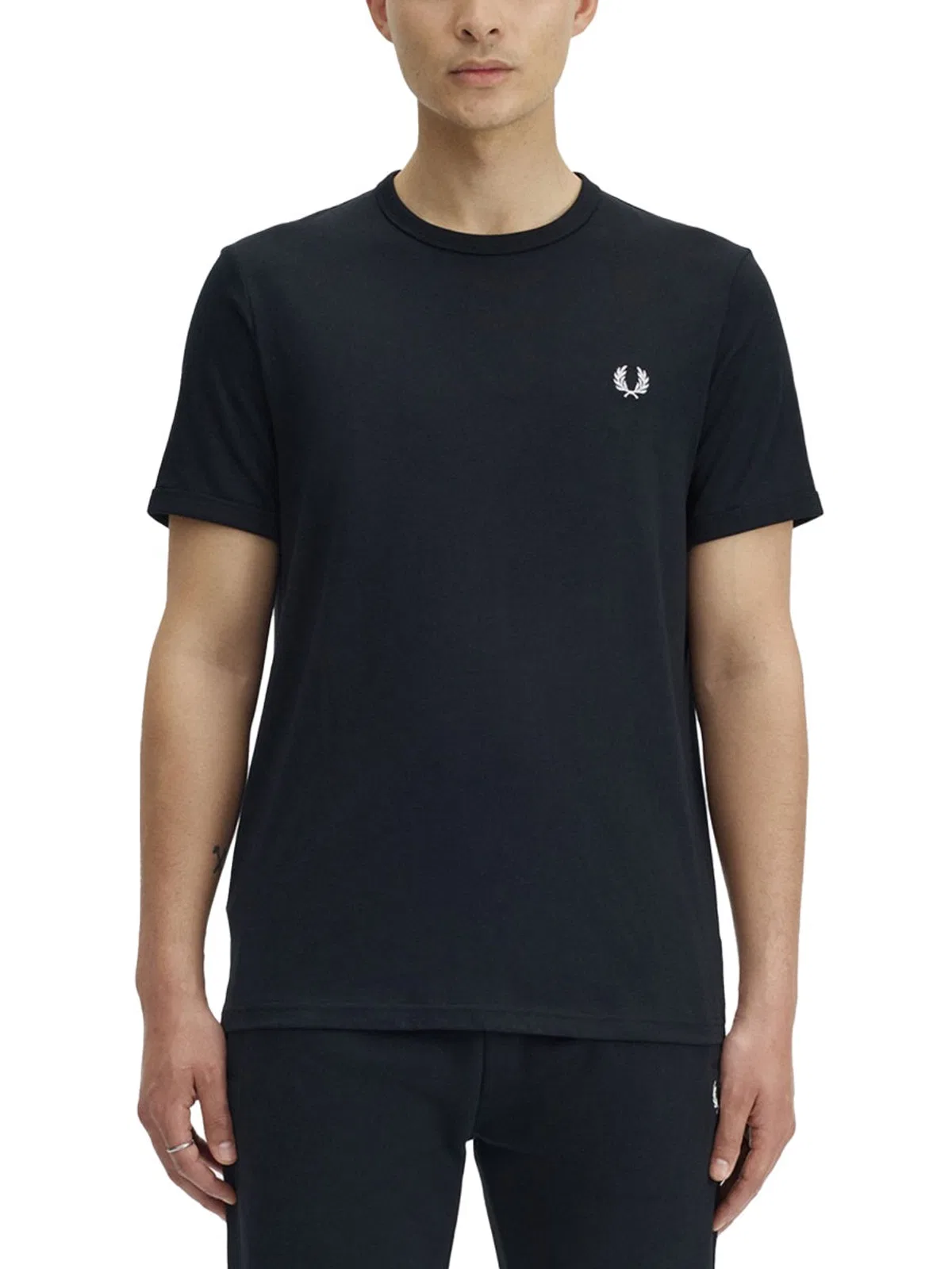 Fred Perry T-Shirt "Ringer" Con Logo