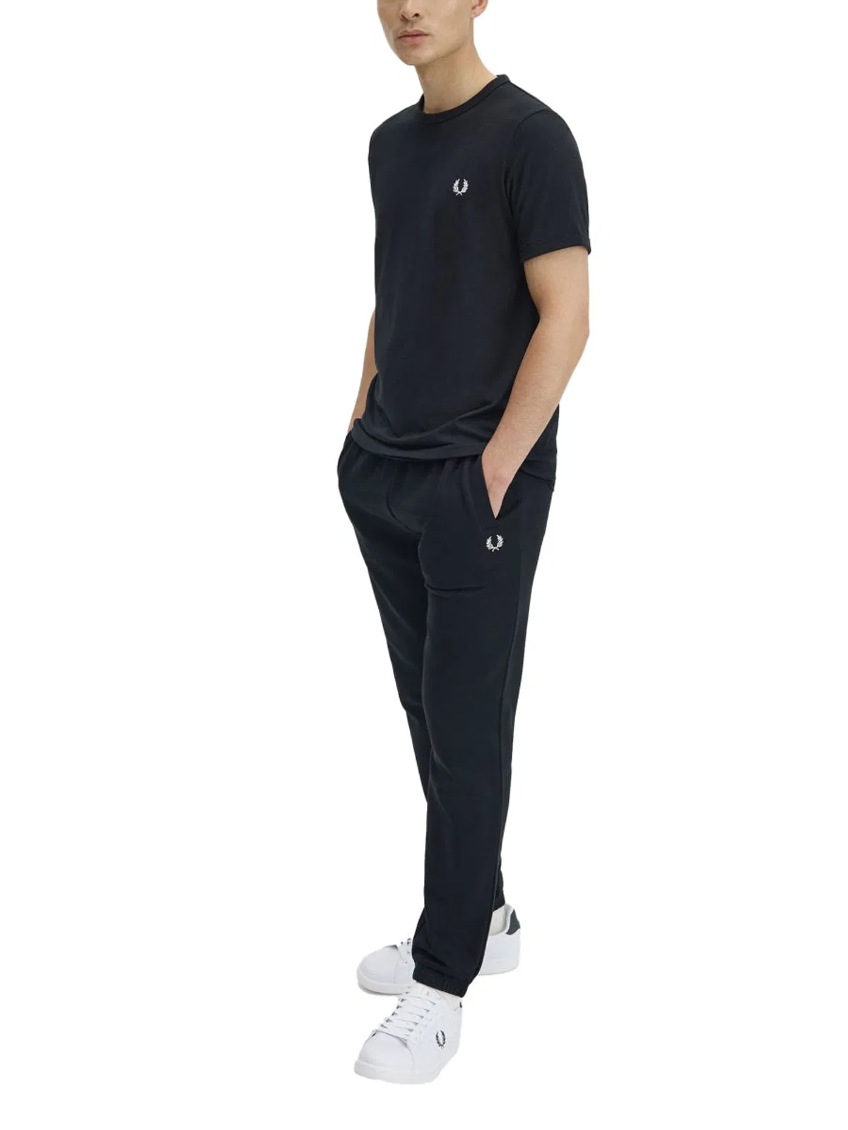 Fred Perry T-Shirt "Ringer" Con Logo
