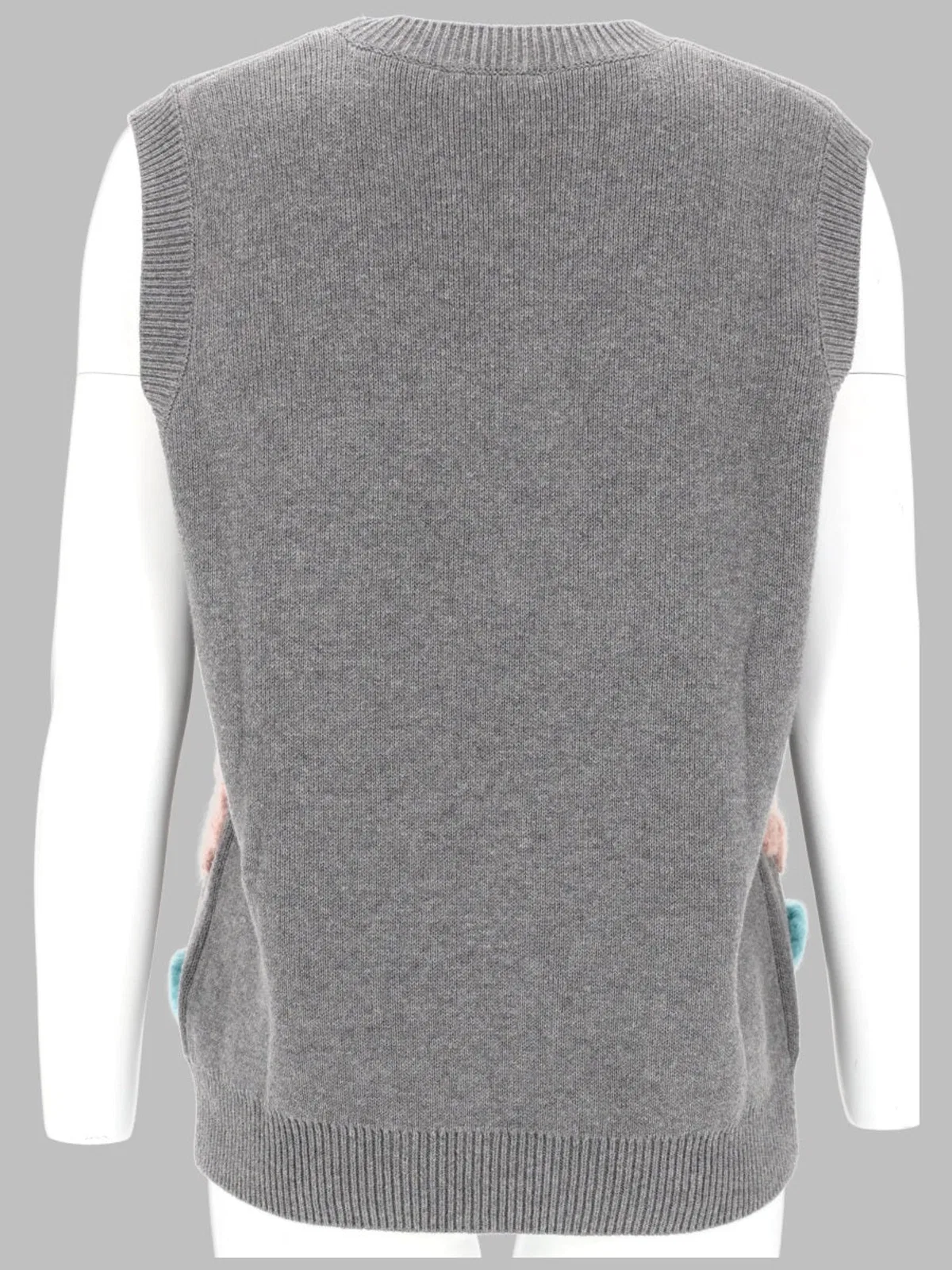 Ganni Gilet Con Applicazioni Floreali