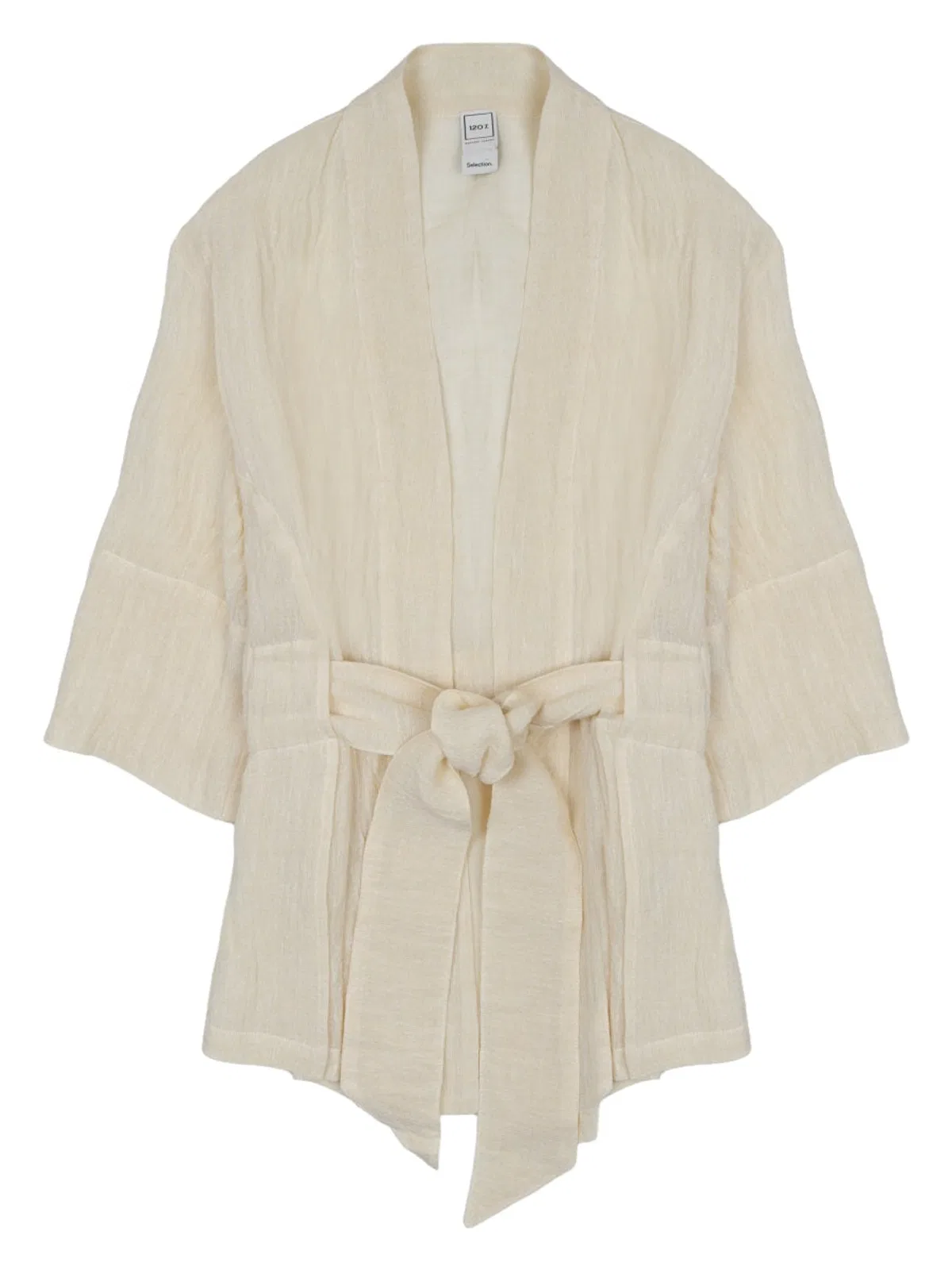 120% Lino Giacca Kimono In Lino
